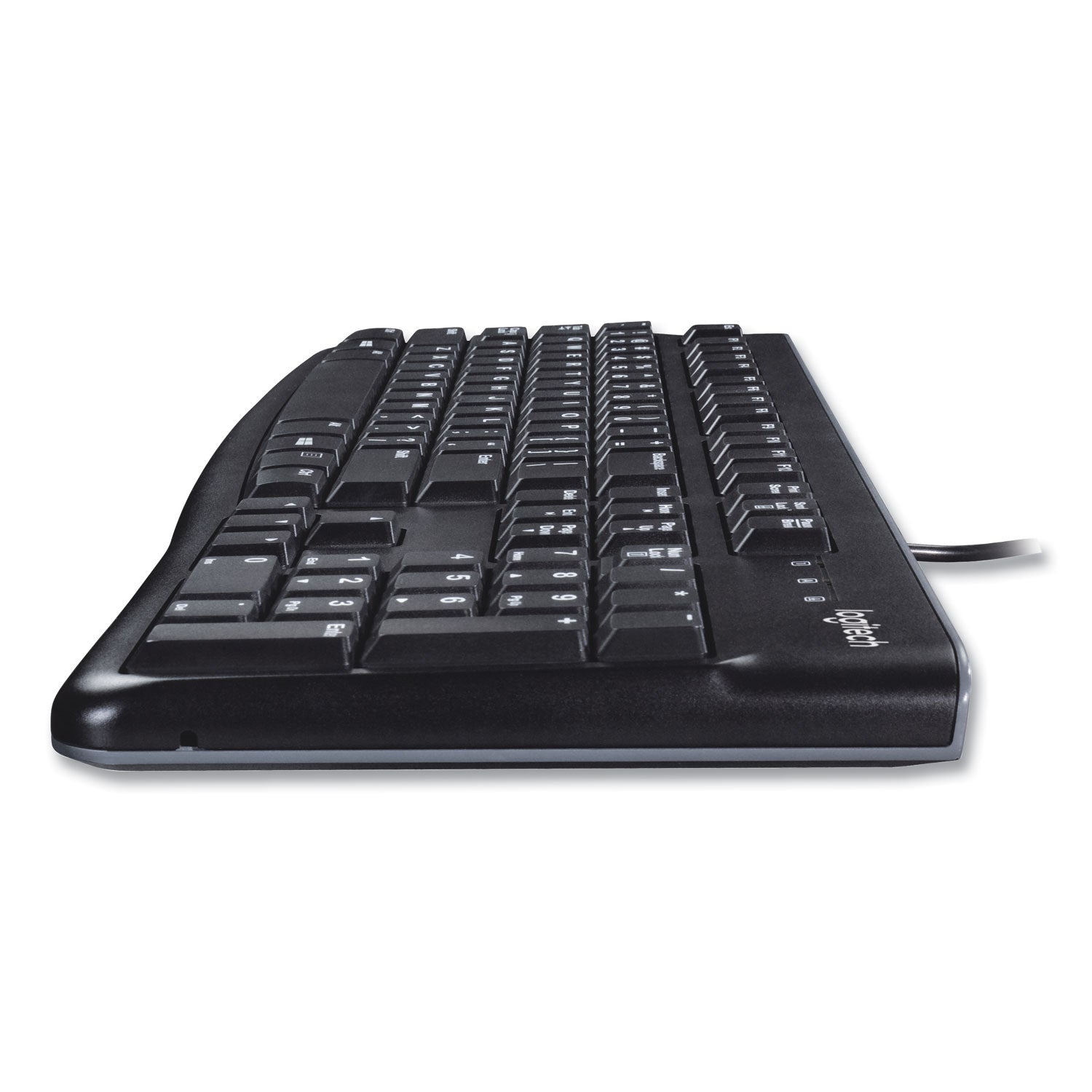 Logitech® Mk120 Wired Keyboard + Mouse Combo, Usb 2.0, Black