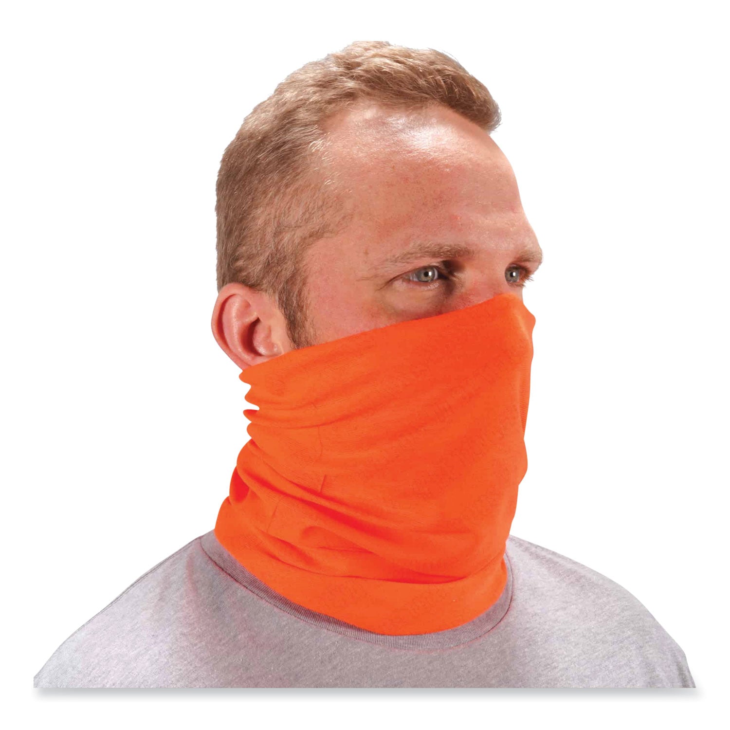 ergodyne® Chill-Its 6485 Multi-Band, Polyester, One Size Fits Most, Hi-Vis Orange