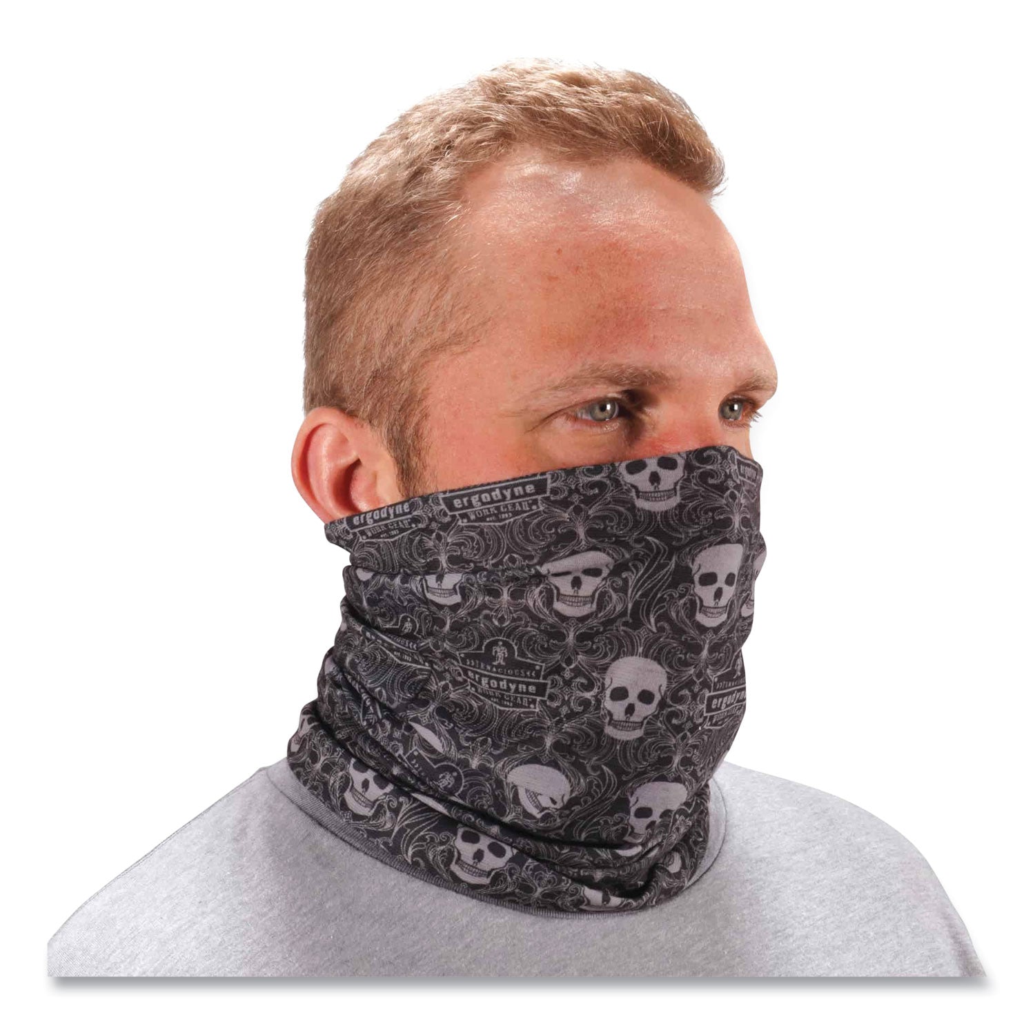 ergodyne® Chill-Its 6485 Multi-Band, Polyester, One Size Fits Most, Skulls