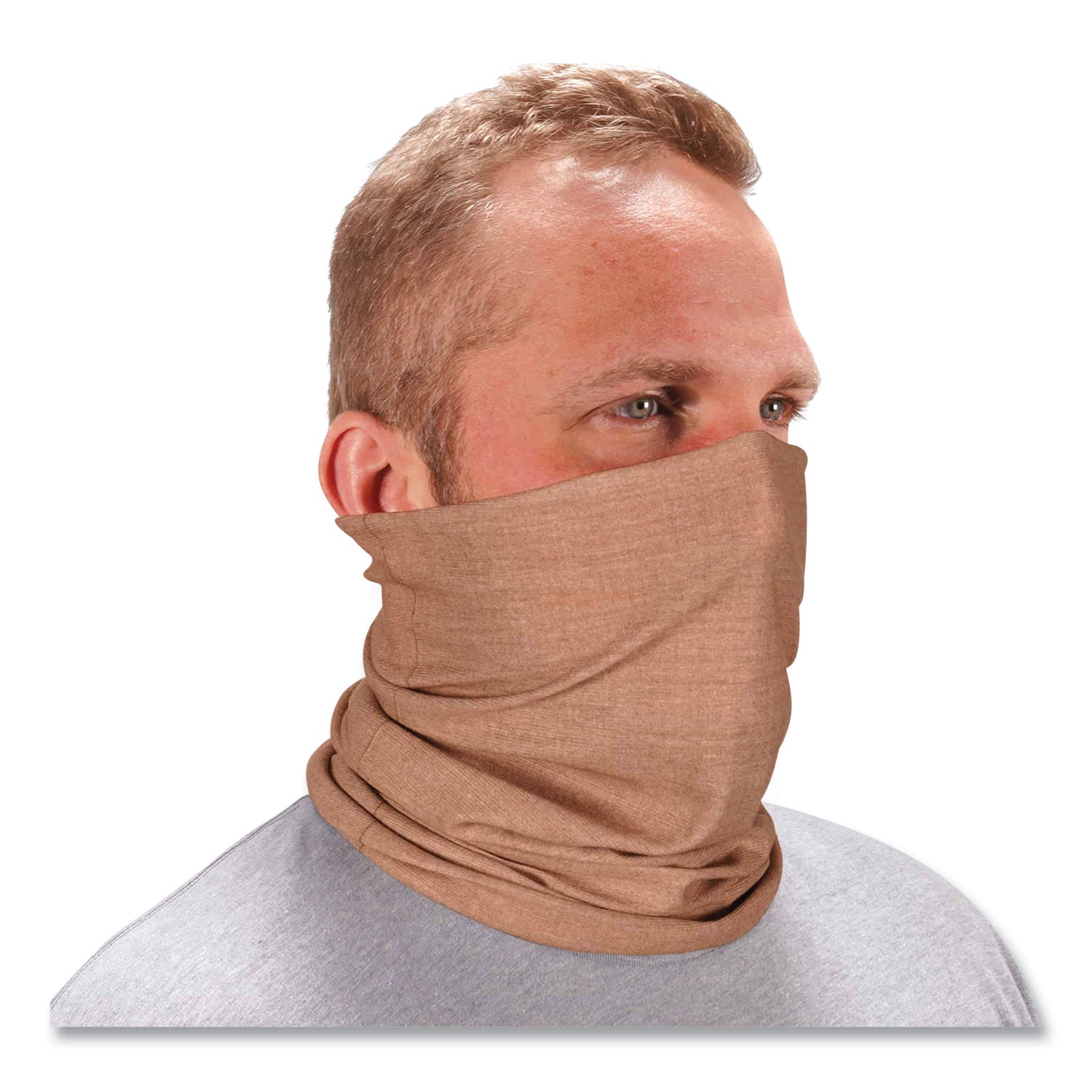 ergodyne® Chill-Its 6485 Multi-Band, Polyester, One Size Fits Most, Khaki Heather