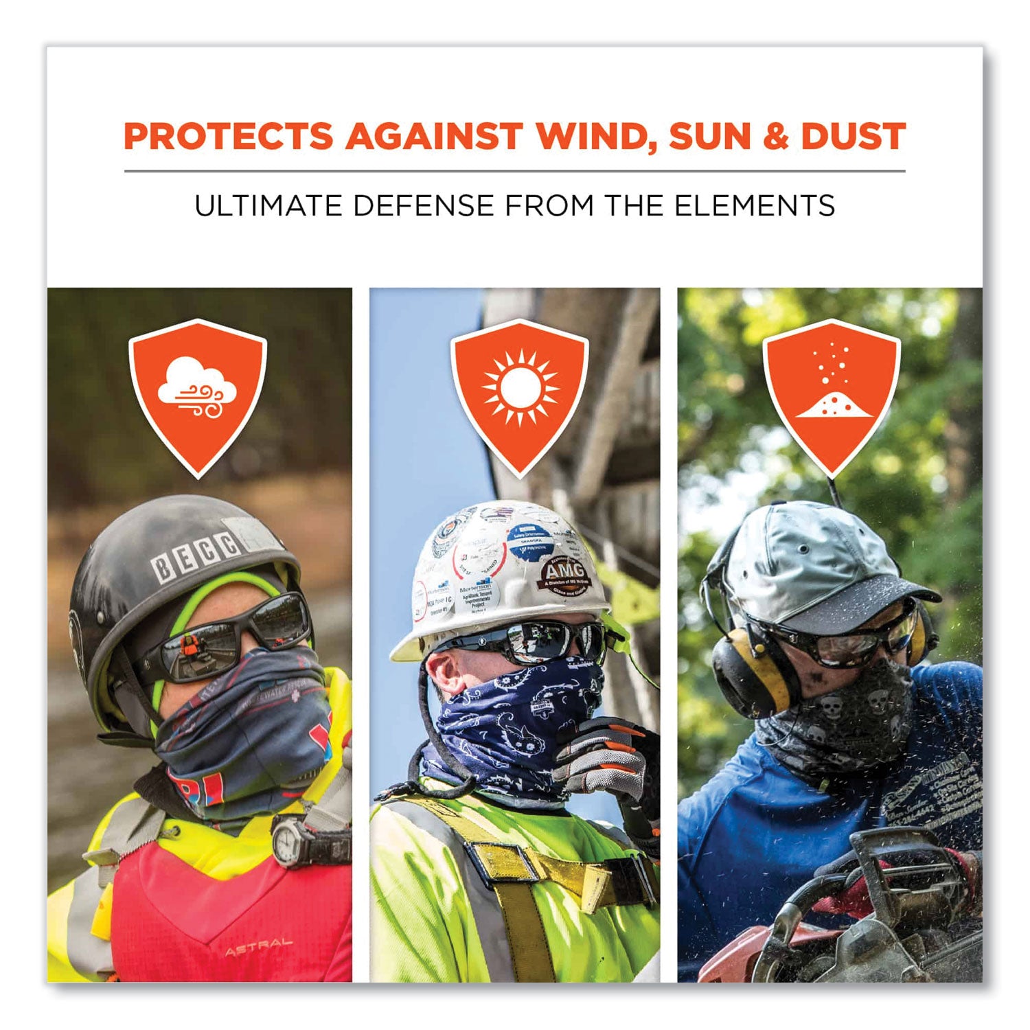 ergodyne® Chill-Its 6485 Multi-Band, Polyester, One Size Fits Most, American Flag