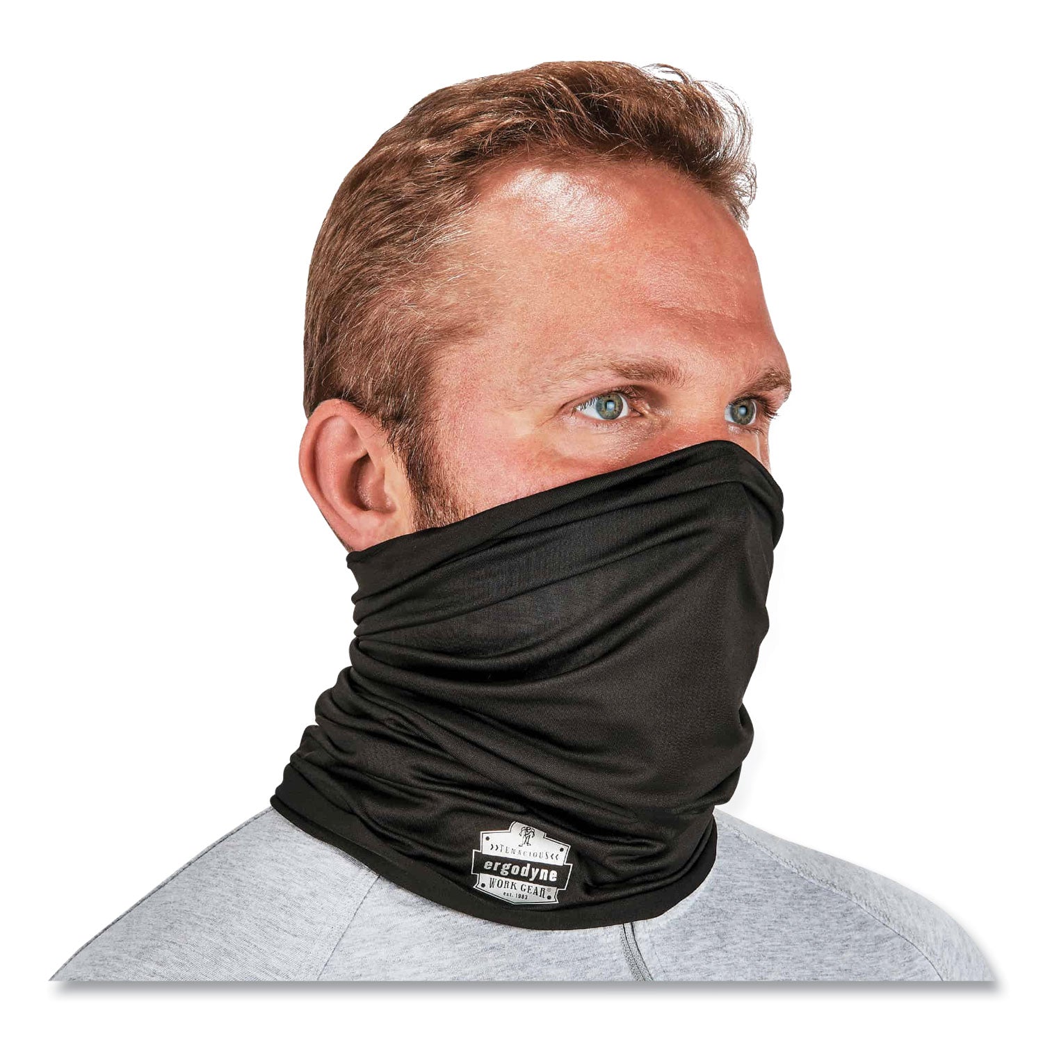 ergodyne® Chill-Its 6487 Cooling Performance Knit Multi-Band, Polyester/Spandex, One Size Fits Most, Black