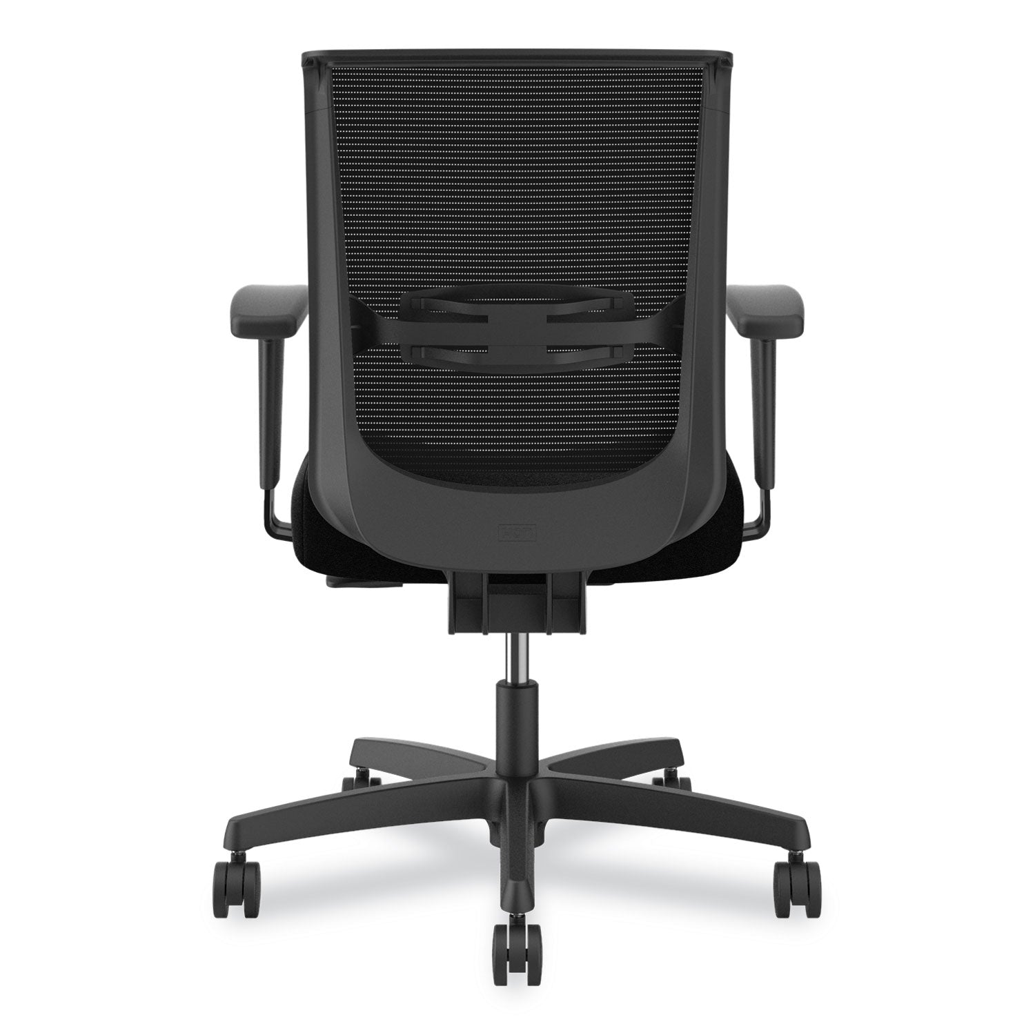 HON® Convergence Mid-Back Task Chair, Swivel-Tilt, Supports 275 lb, 16.5" to 21" Seat Height, Black Seat, Black Back, BlackFrame