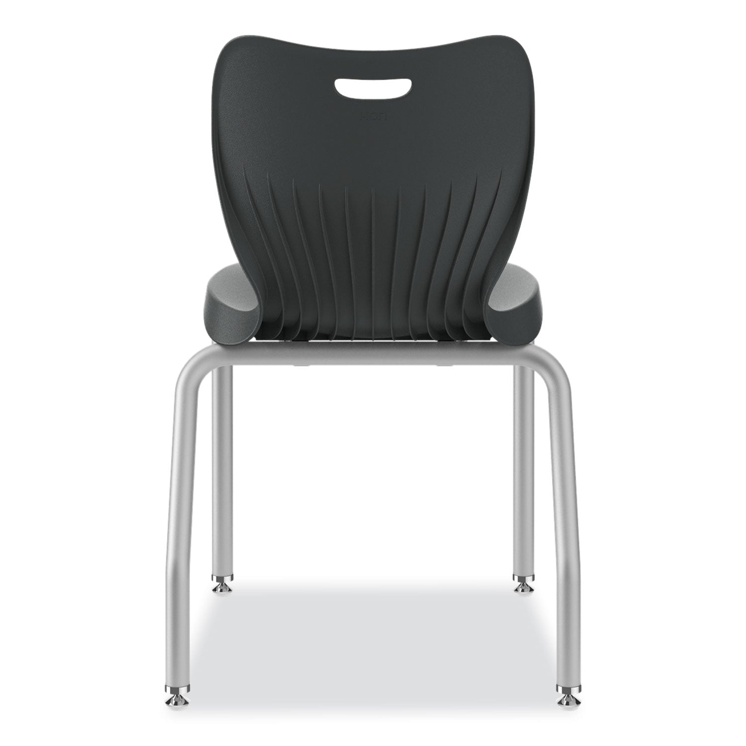 HON® SmartLink Four-Leg Chair, Supports Up to 275 lb, 18" Seat Height, Lava Seat, Lava Back, Platinum Base