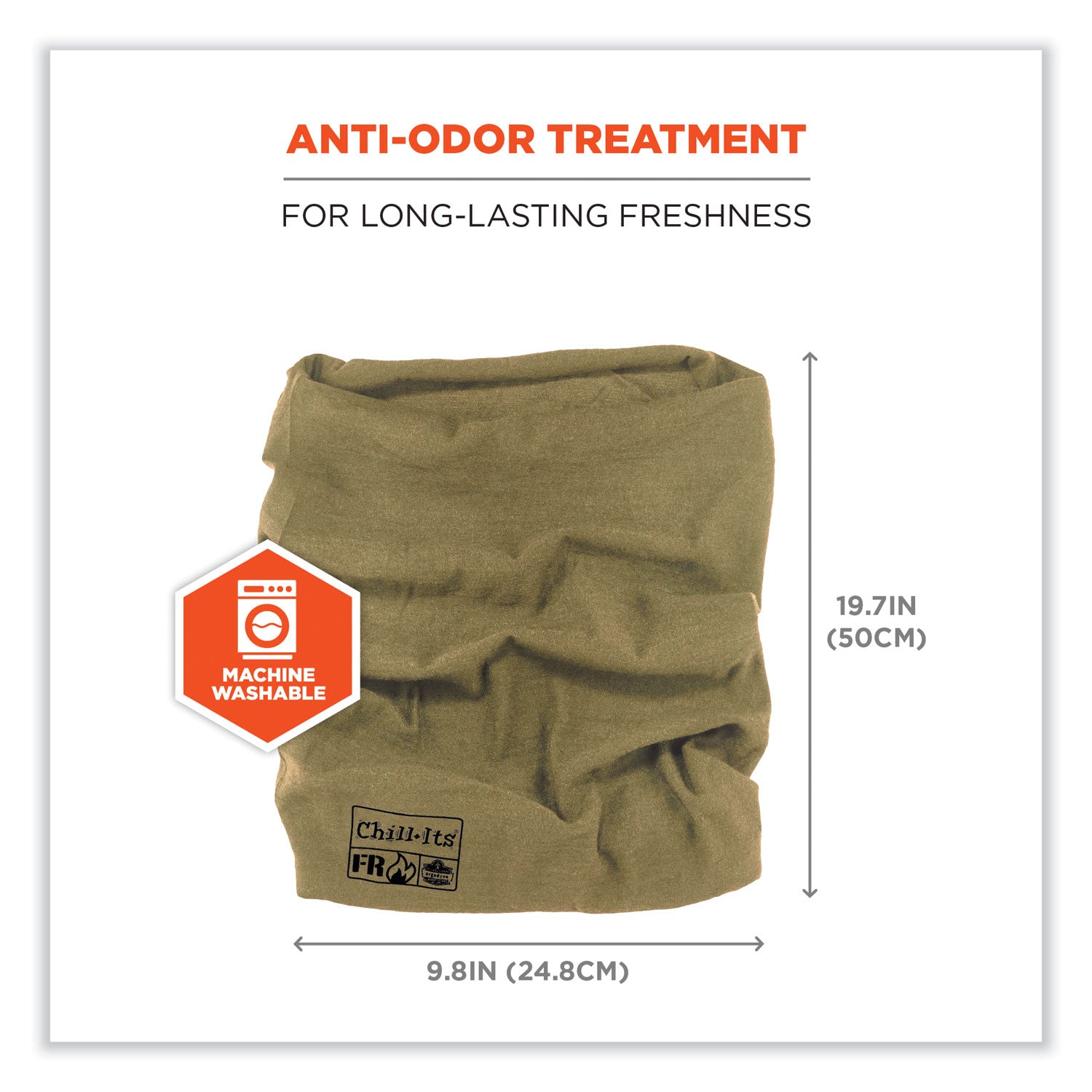 ergodyne® Chill-Its 6486 FR Multi-Band, Nomex, One Size Fits Most, Khaki