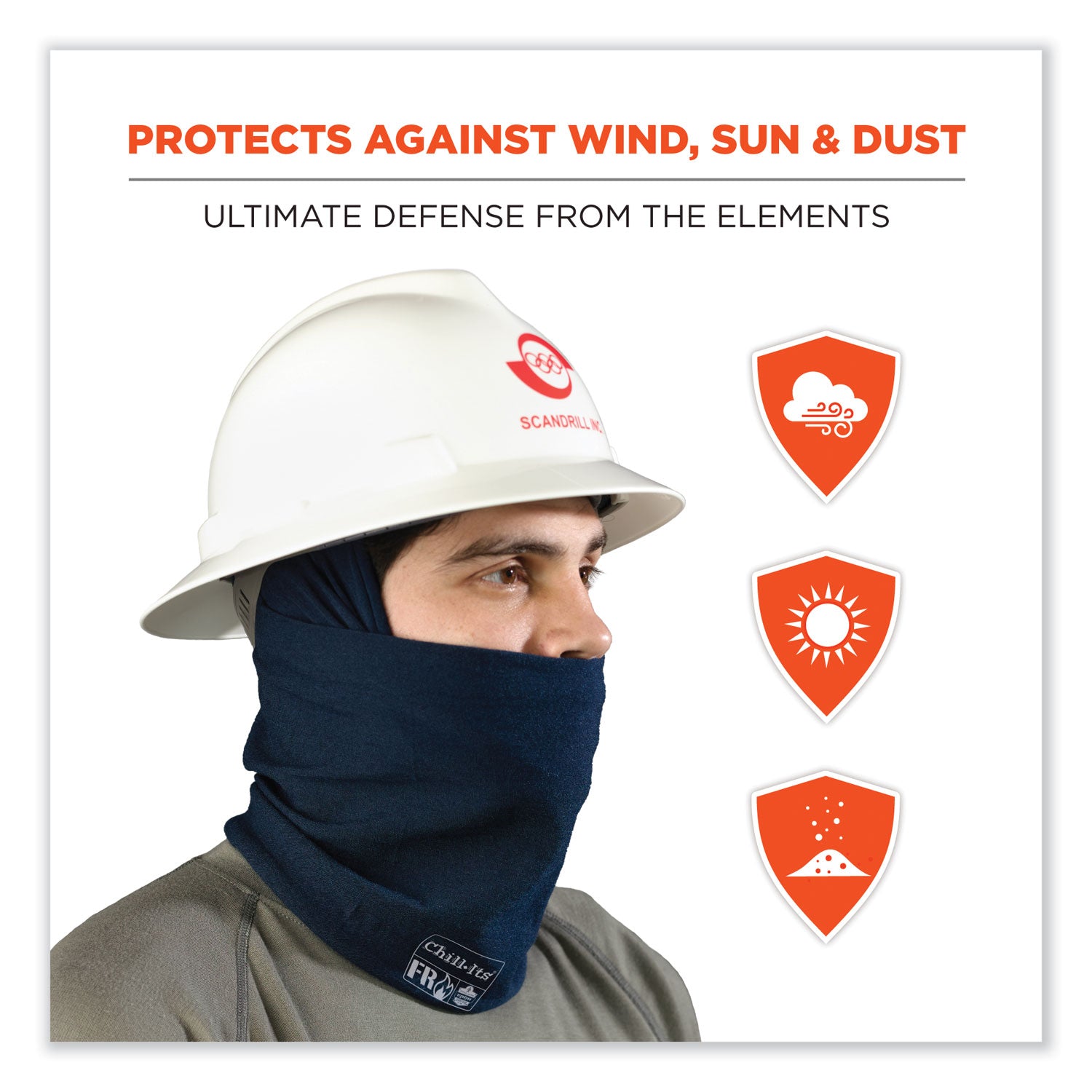 ergodyne® Chill-Its 6486 FR Multi-Band, Nomex, One Size Fits Most, Khaki