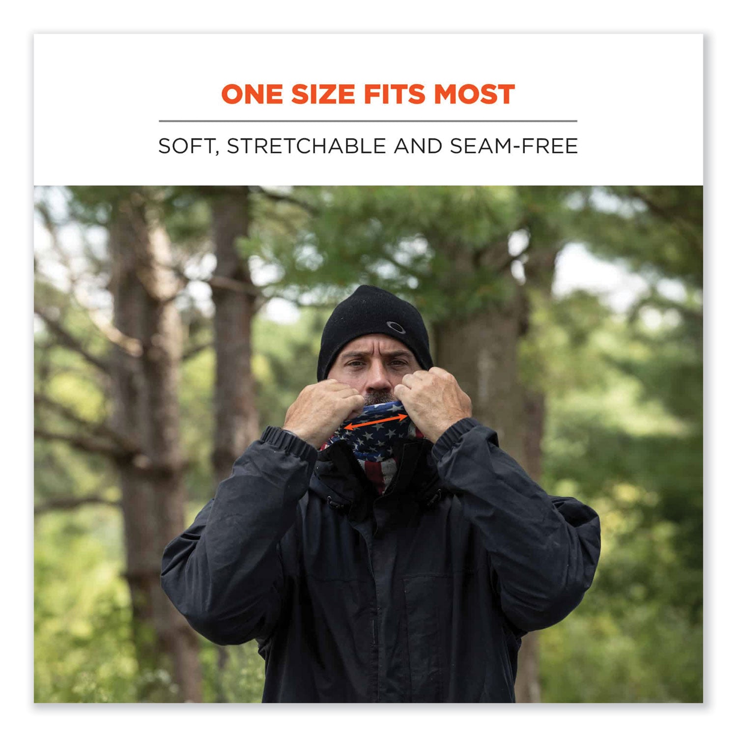 Ergodyne® N-Ferno 6491 Reversible Thermal Fleece + Poly Multi-Band, One Size Fits Most, Lime