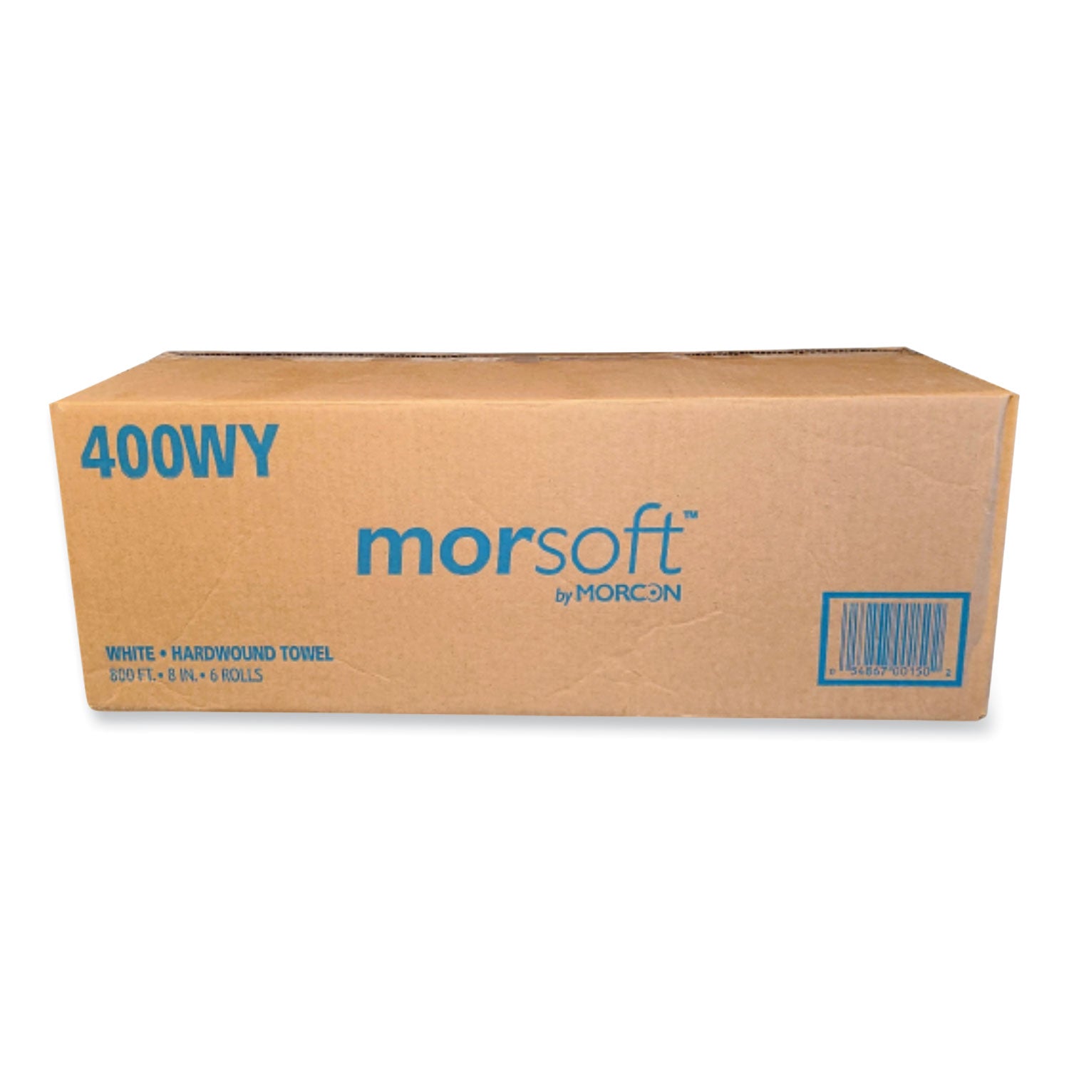 Morcon Tissue Morsoft Controlled Towels, Y-Notch, 1-Ply, 8" x 800 ft, White, 6 Rolls/Carton