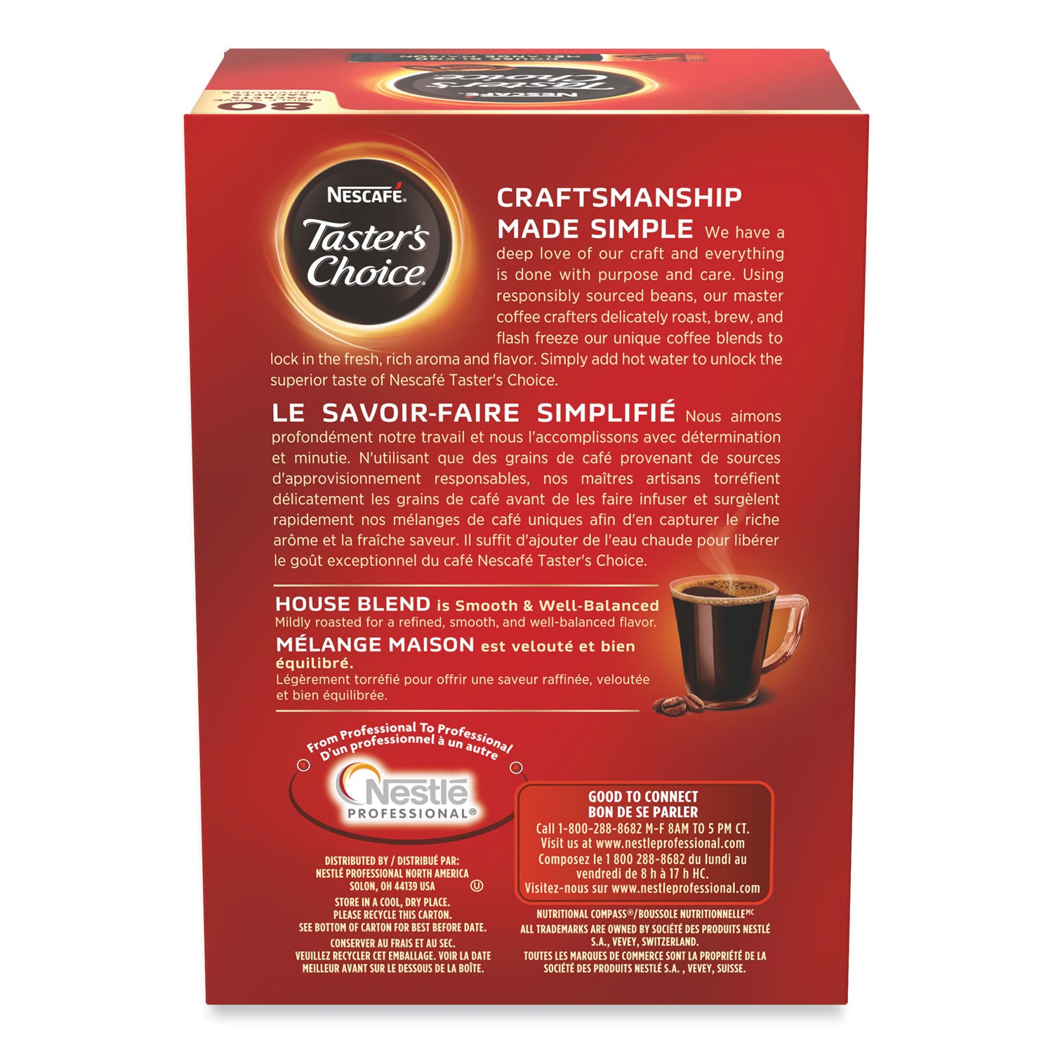 Nescafé® Taster's Choice Stick Pack, House Blend, 80/box