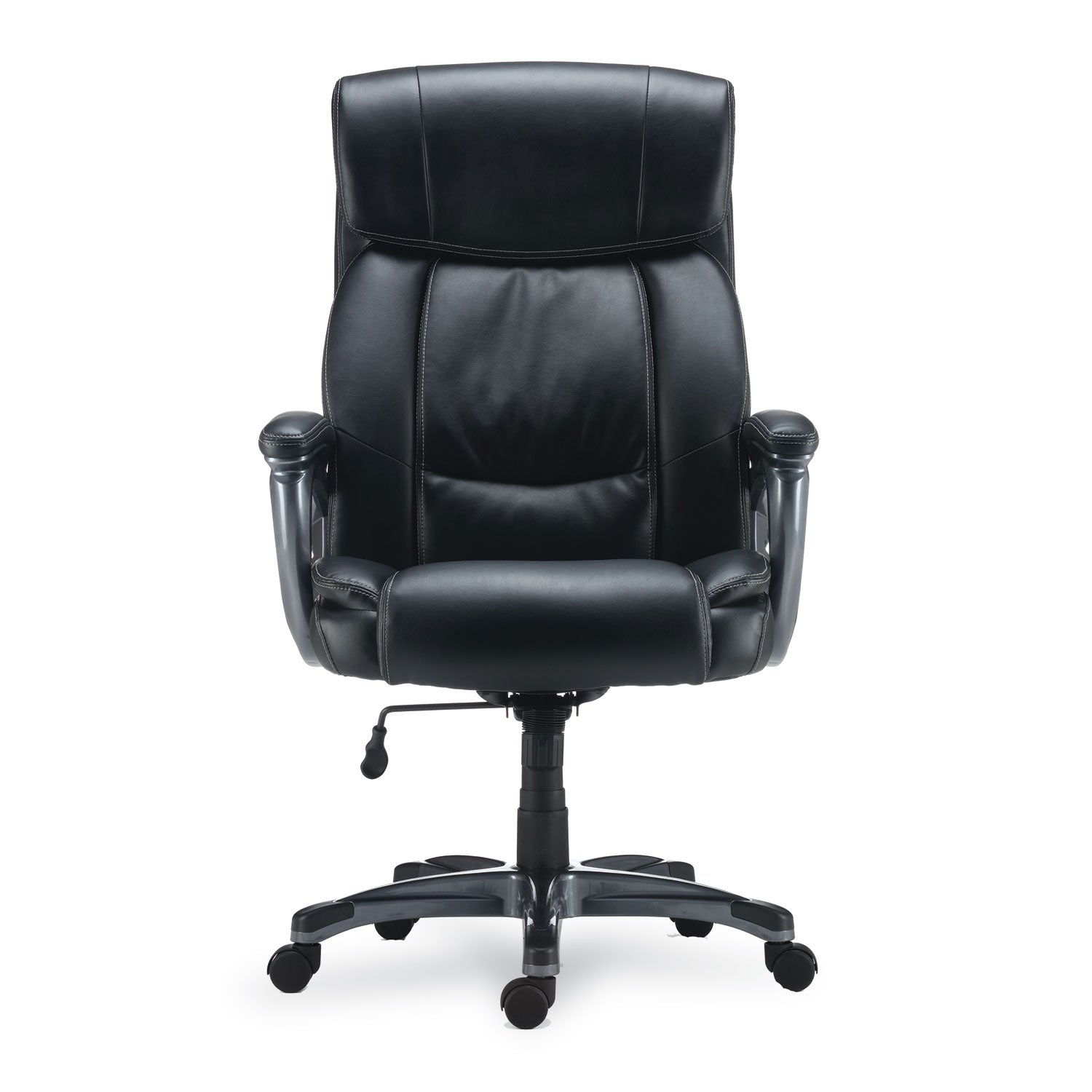 Alera® Alera Egino Big and Tall Chair, Supports Up to 400 lb, Black Seat/Back, Black Base
