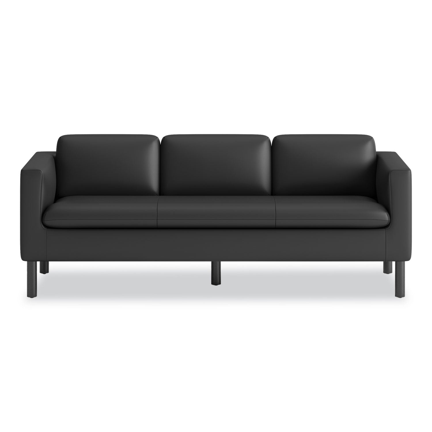 HON® Parkwyn Series Sofa, 77" x 26.75" x 29", Black