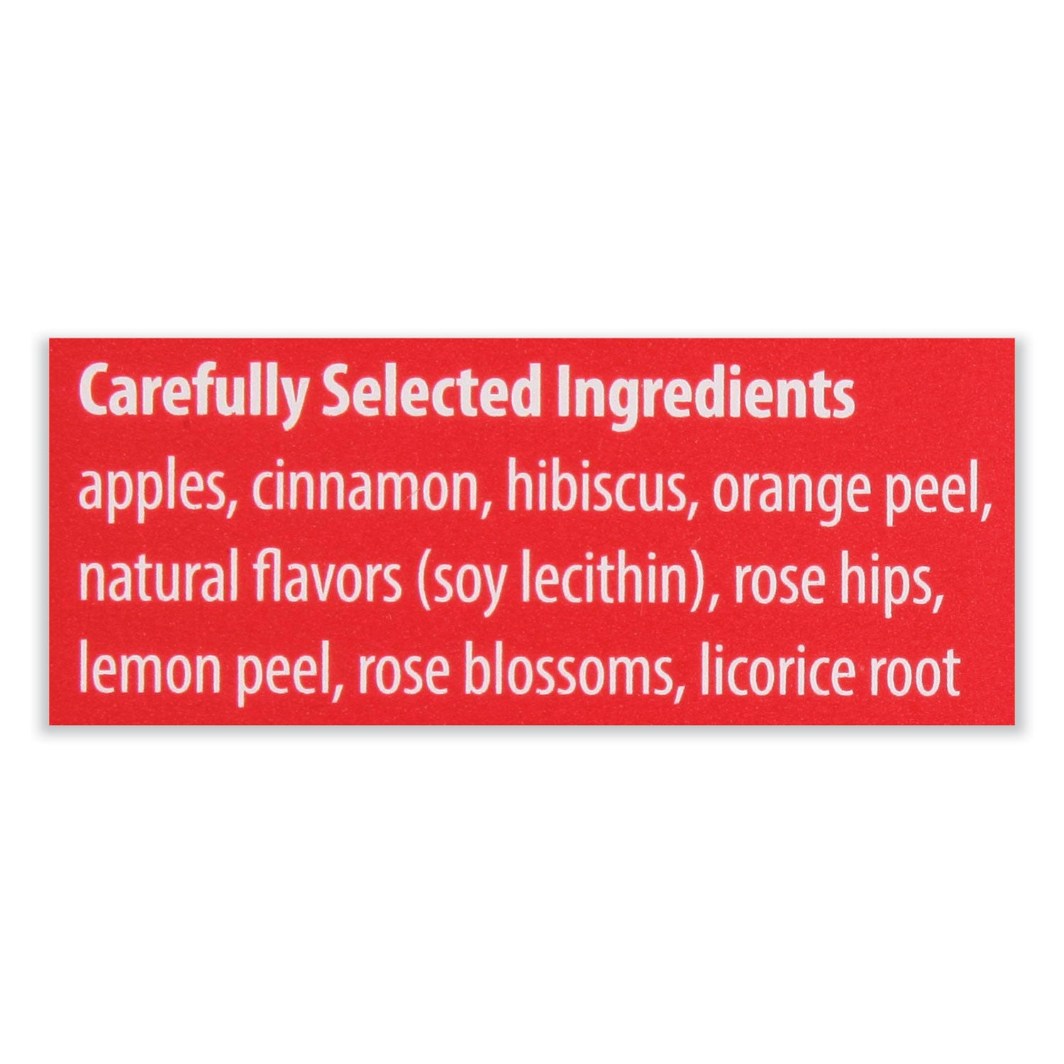 Bigelow® Apple Cinnamon Herbal Tea, 0.09 Tea Bag, 28/box