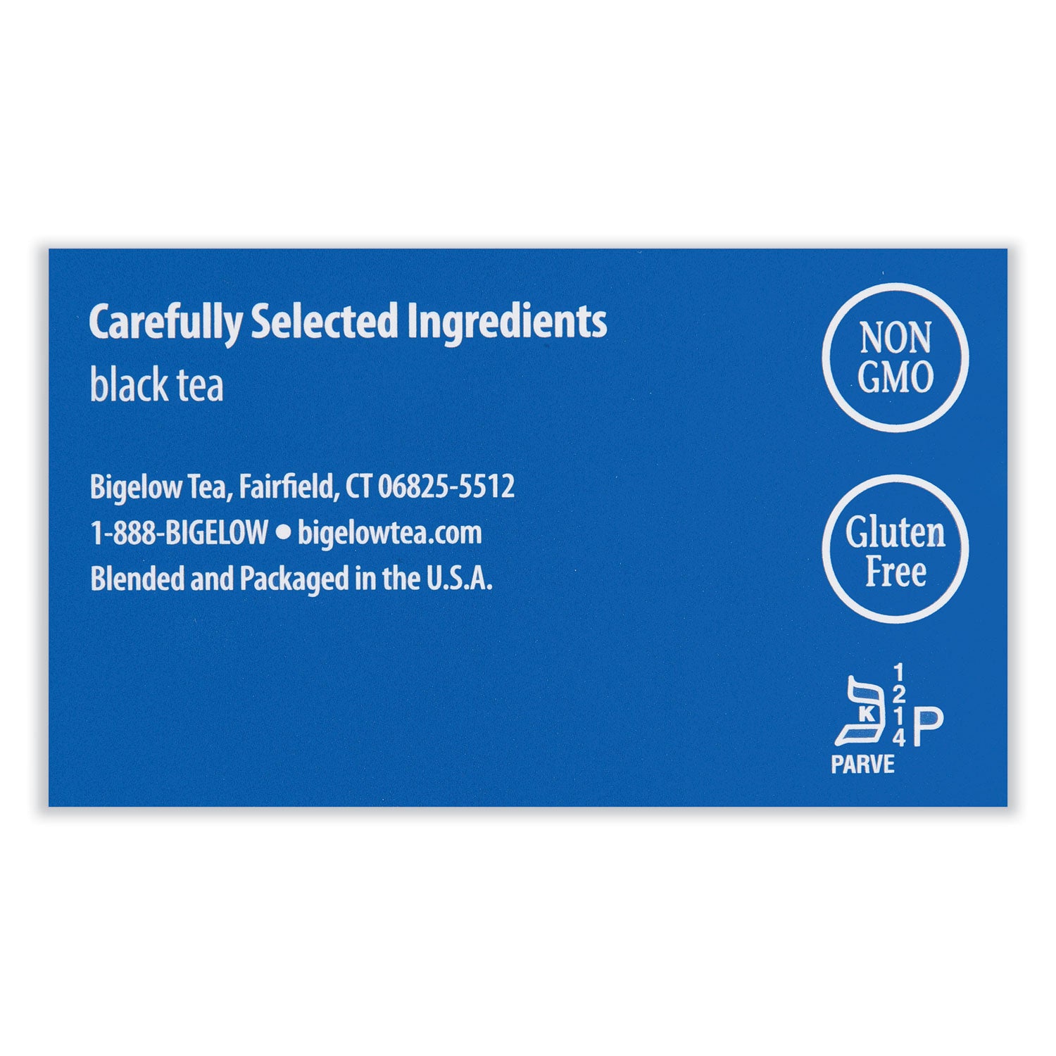 Bigelow® English Teatime Black Tea, 0.08 Oz Tea Bag, 28/box