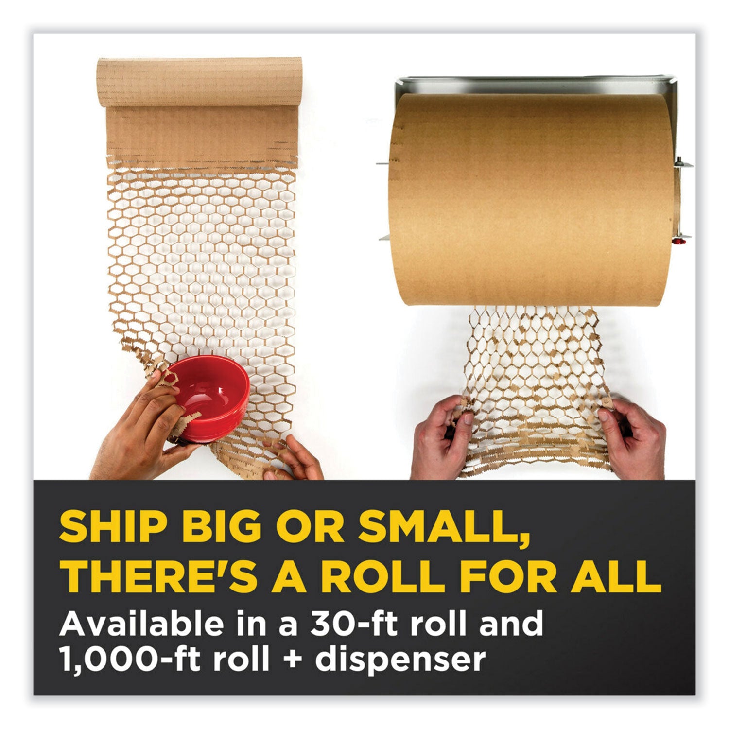 Scotch™ Cushion Lock Protective Wrap, 12" x 30 ft, Brown