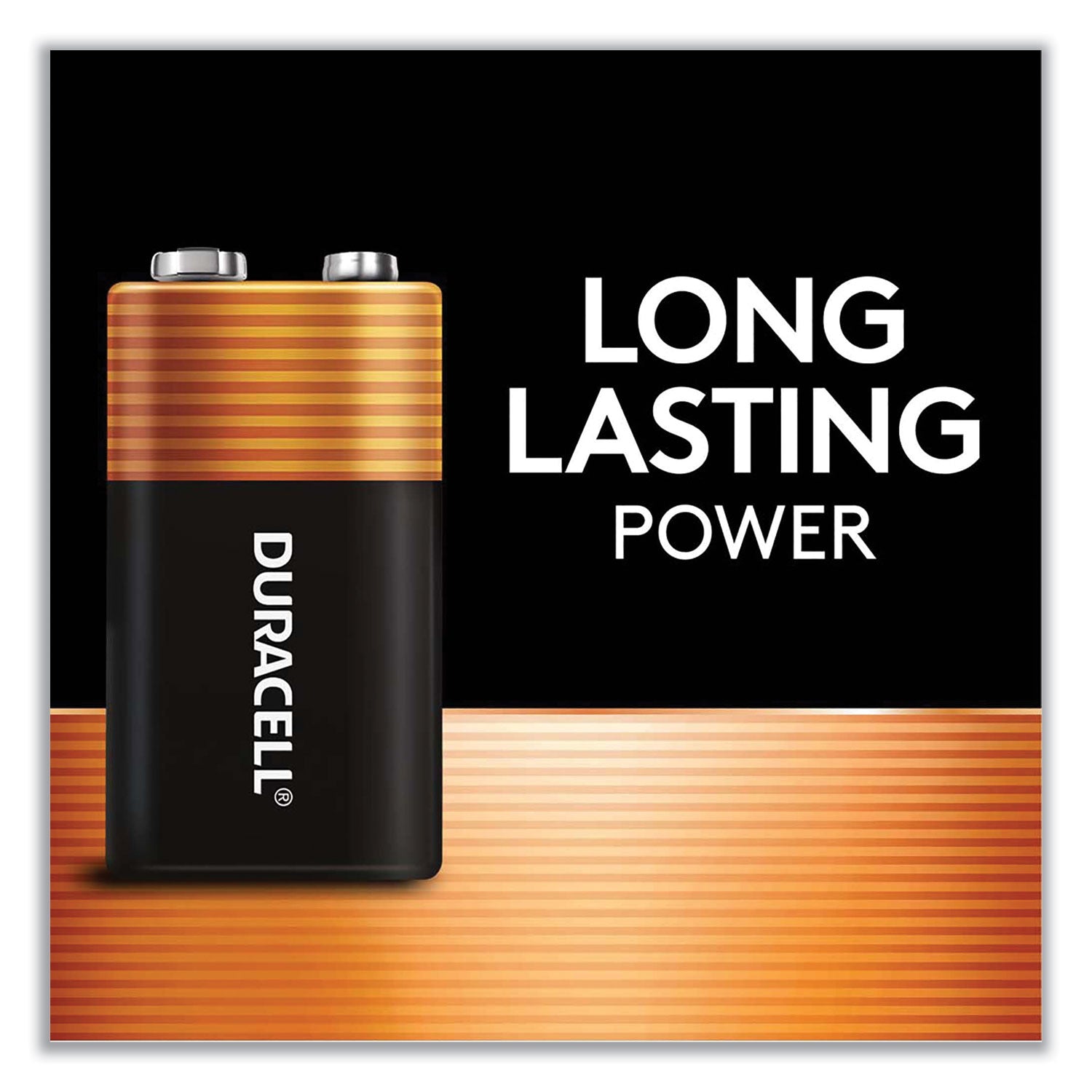 Duracell® Coppertop Alkaline 9v Batteries, 72/carton