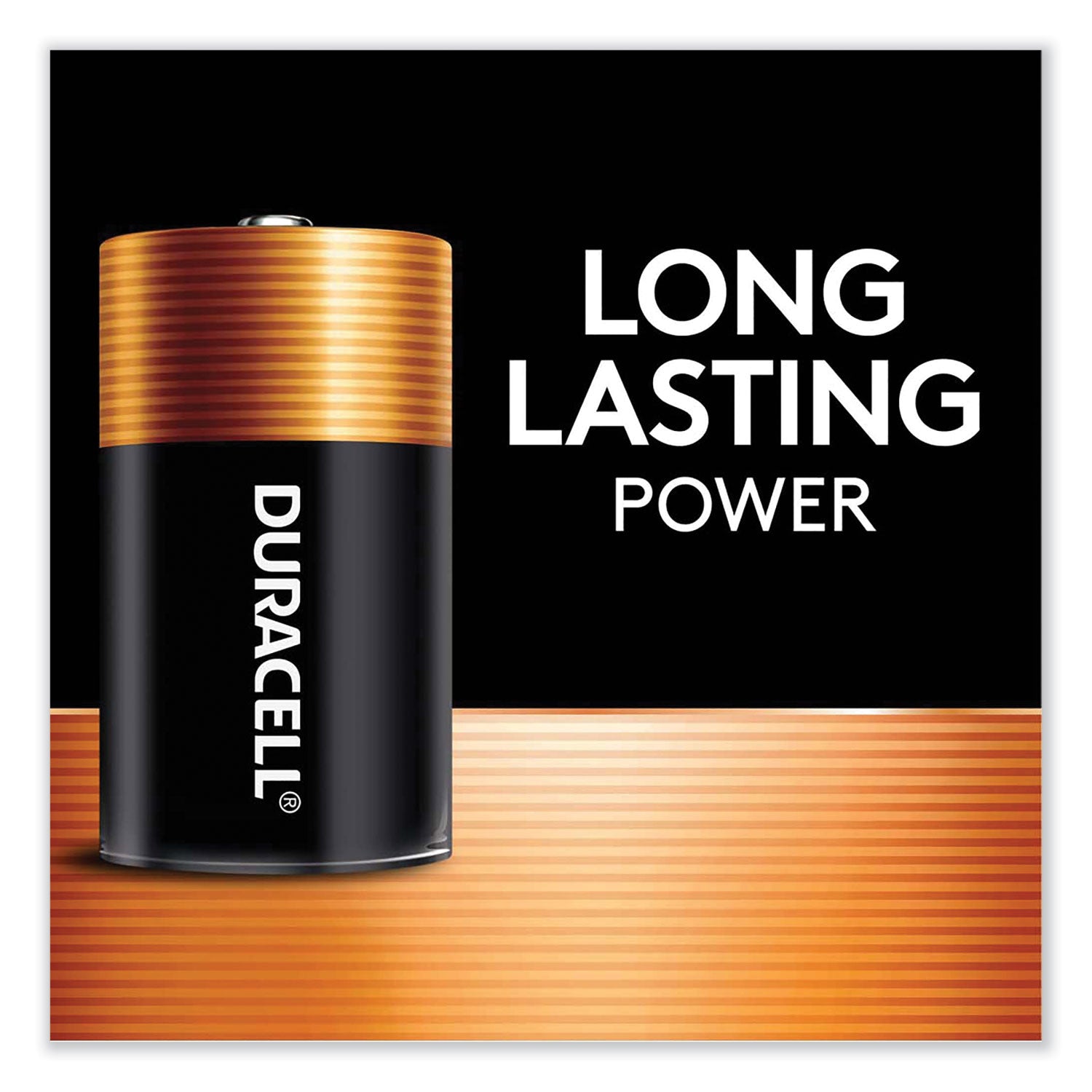 Duracell® Coppertop Alkaline D Batteries, 72/carton