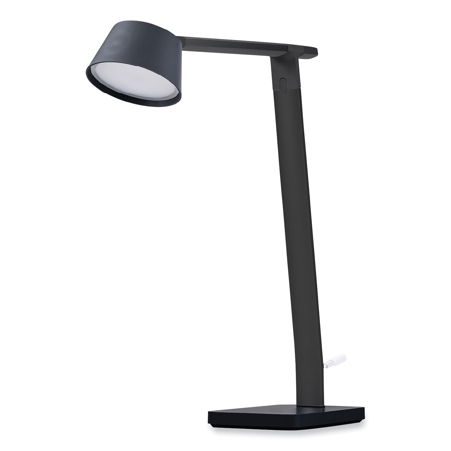 BLACK+DECKER PureOptics Verve Designer Series LED Desk Lamp with USB Port, 17.32" High, Black