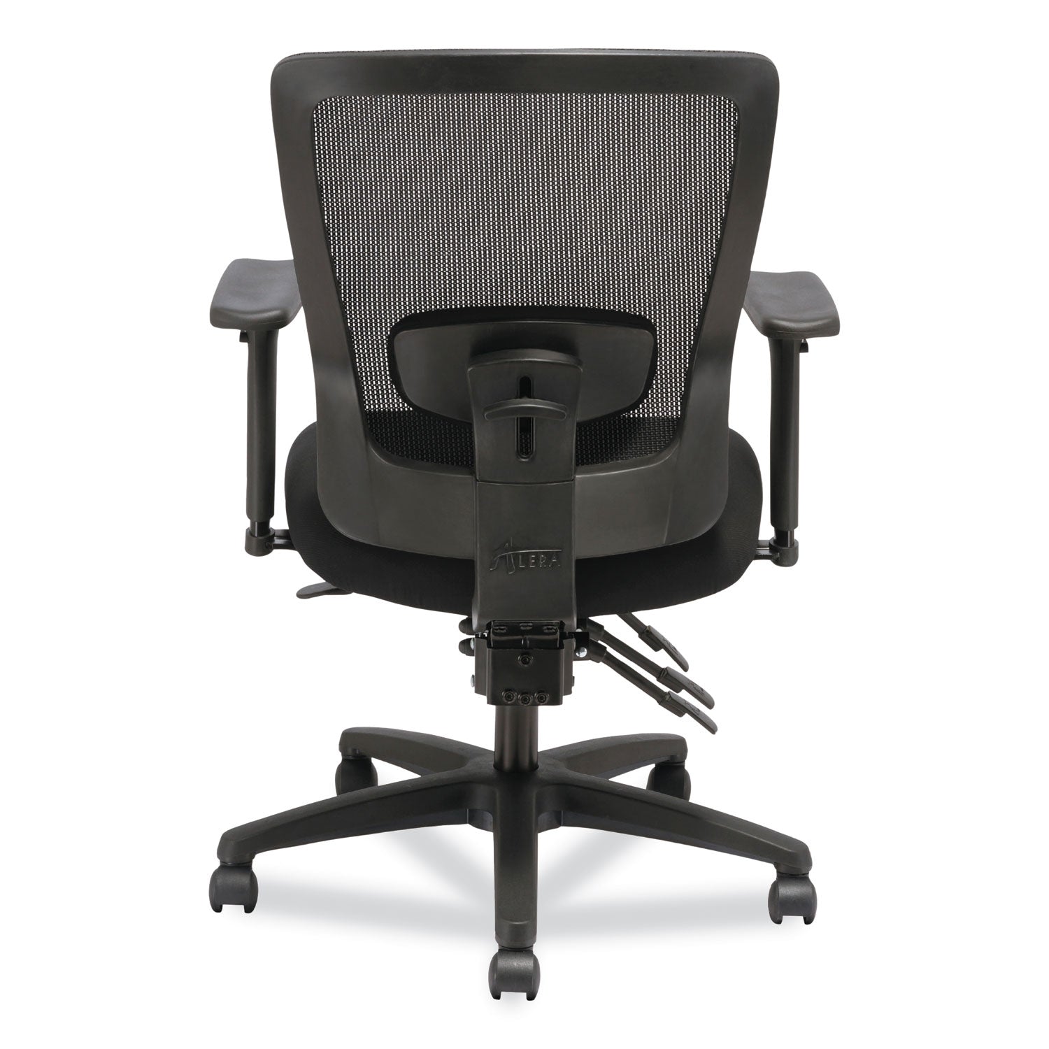 Alera® Alera Envy Series Mesh Mid-Back Multifunction Chair, Supports Up To 250 Lb, 17" To 21.5" Seat Height, Black
