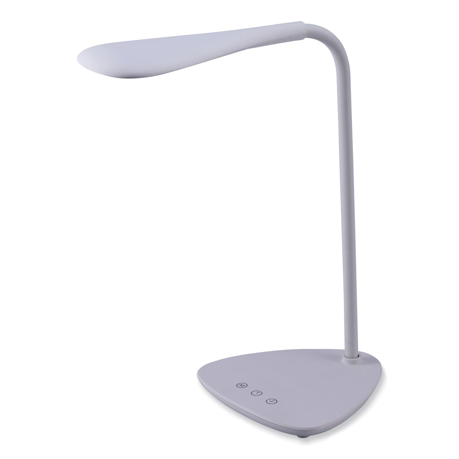 BLACK+DECKER Battery LED Dimmable Desk Lamp with Adjustable Color Temperature, 12.6" High, White