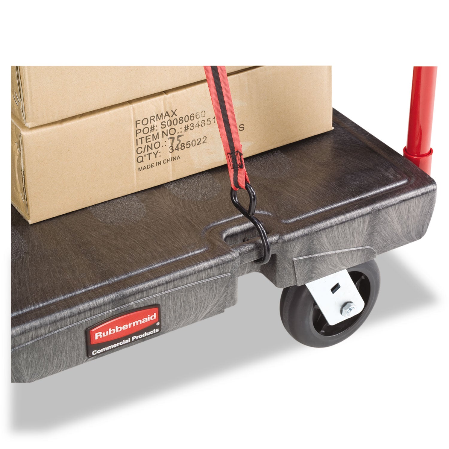 Rubbermaid® Commercial Heavy-Duty Platform Truck Cart, 2,000 Lb Capacity, 24 X 48 Platform, Black