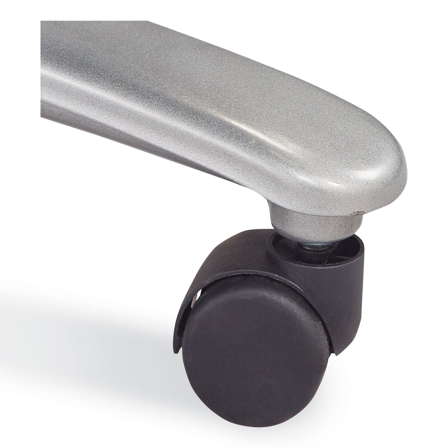 Safco® Lineage Big and Tall Mid Back Task Chair 28" Back, Supports Up to 400 lb, 21.5" - 25.25" Seat Height, Black Seat, Chrome Base