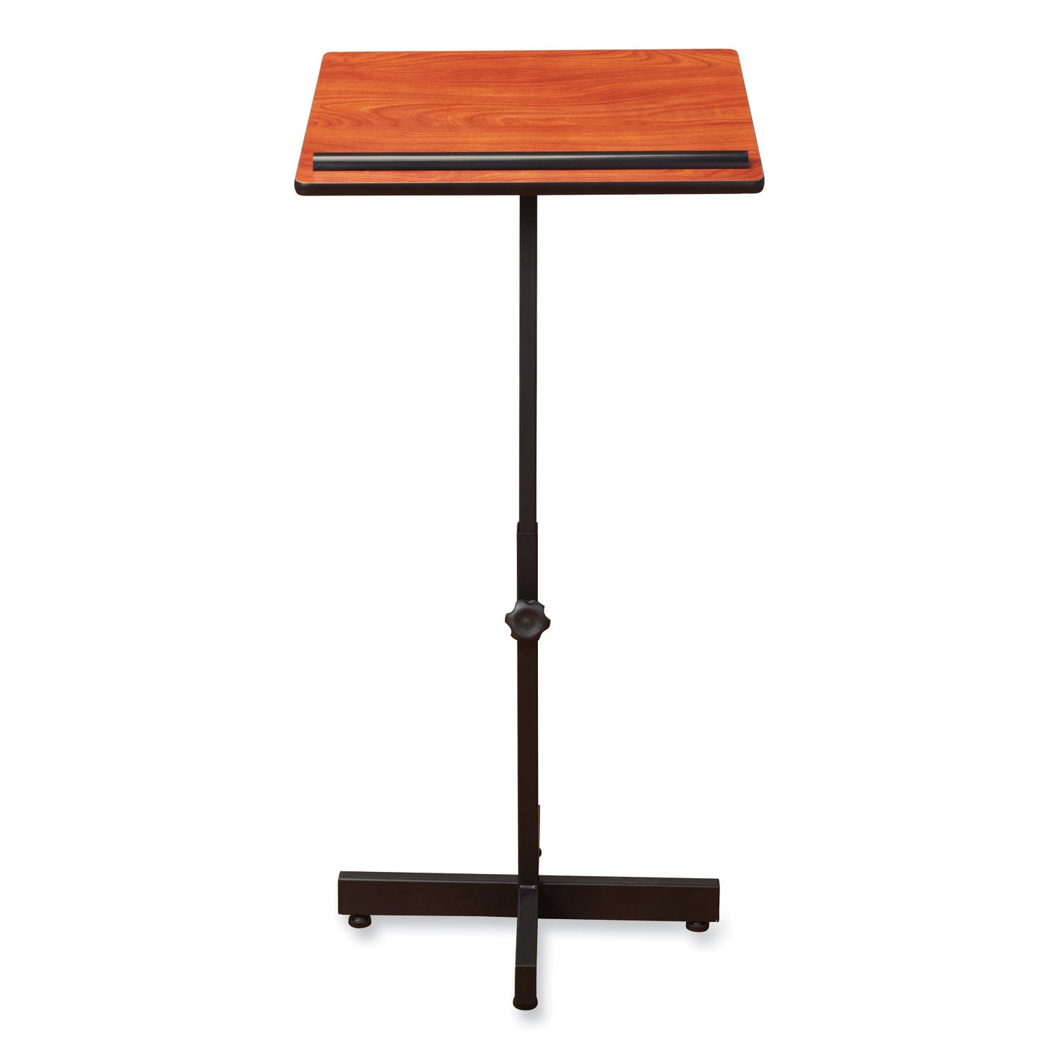 Oklahoma Sound® Portable Presentation Lectern Stand, 20 x 18.25 x 44, Cherry