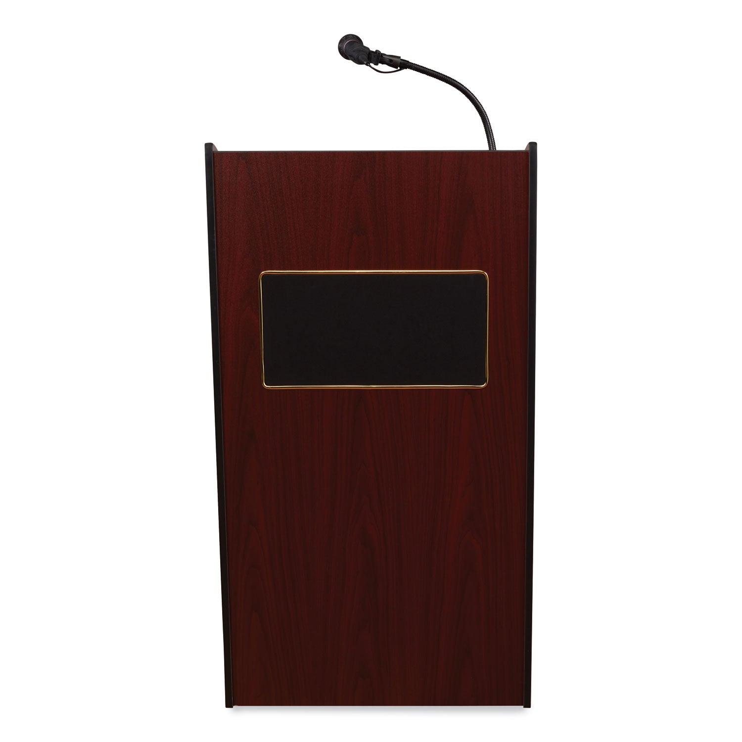 Oklahoma Sound® Aristocrat Sound Lectern, 25 x 20 x 46, Mahogany