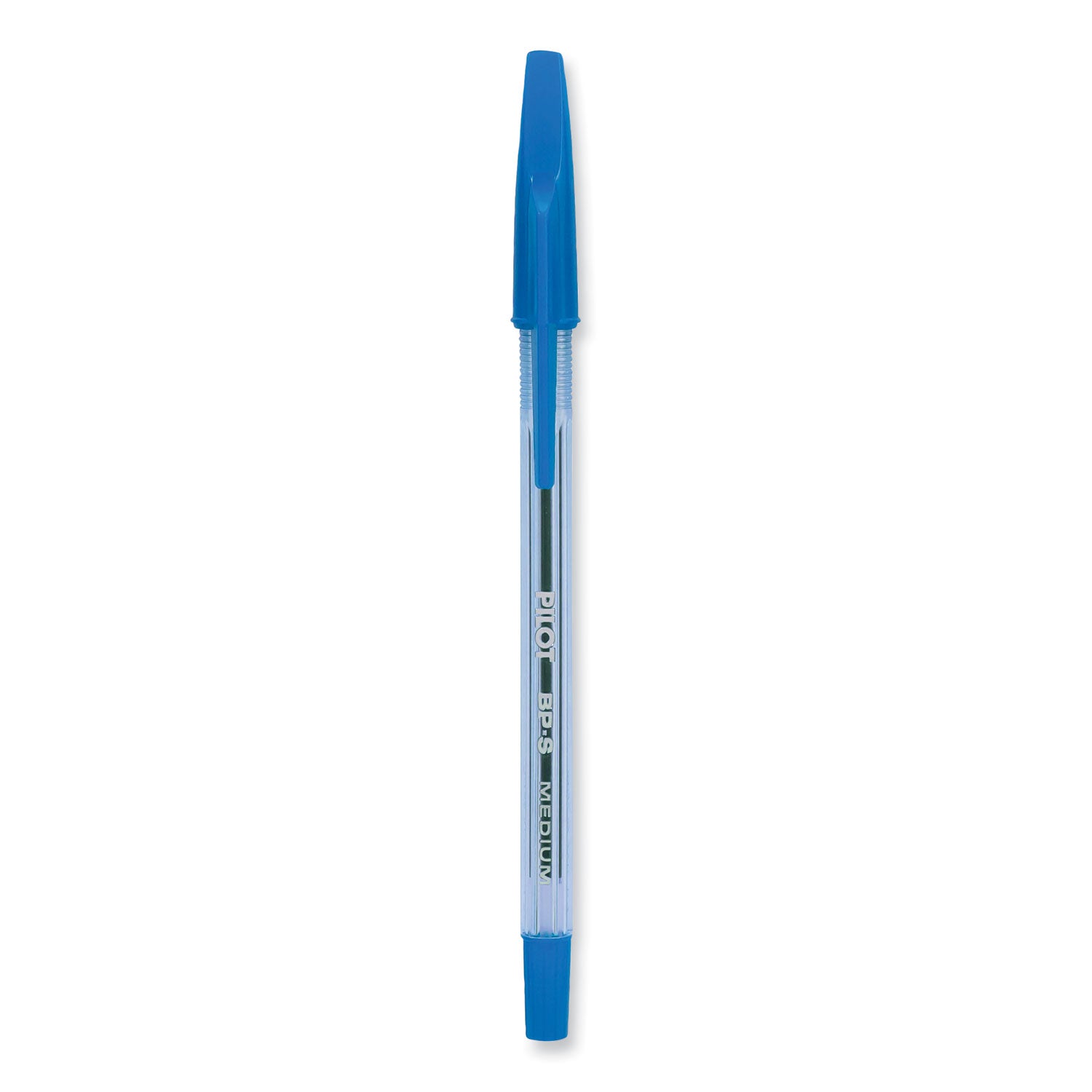Pilot® Better Ballpoint Pen, Stick, Fine 0.7 Mm, Blue Ink, Translucent Blue Barrel, Dozen