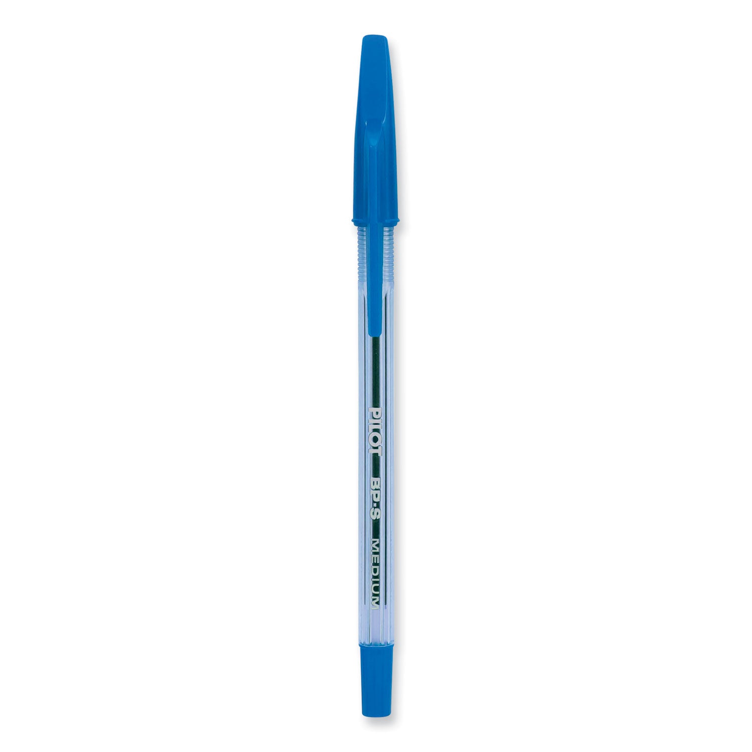Pilot® Better Ballpoint Pen, Stick, Medium 1 Mm, Blue Ink, Translucent Blue Barrel, Dozen