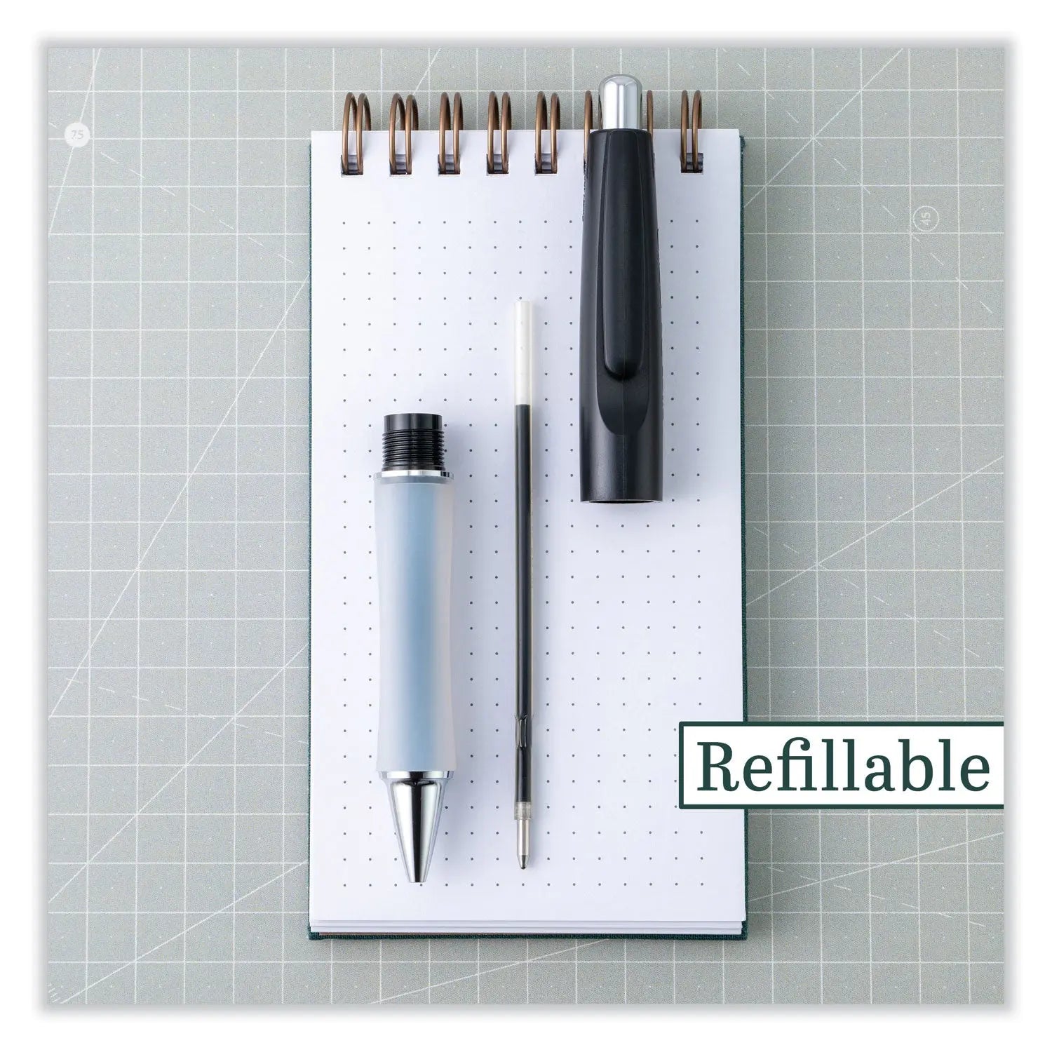 Refill for Dr. Grip, Easytouch, The Better, B2P and Rex Grip BeGreen Ballpoint Pens, Medium Conical Tip, Blue Ink, 2/Pack Pilot® Flipcost