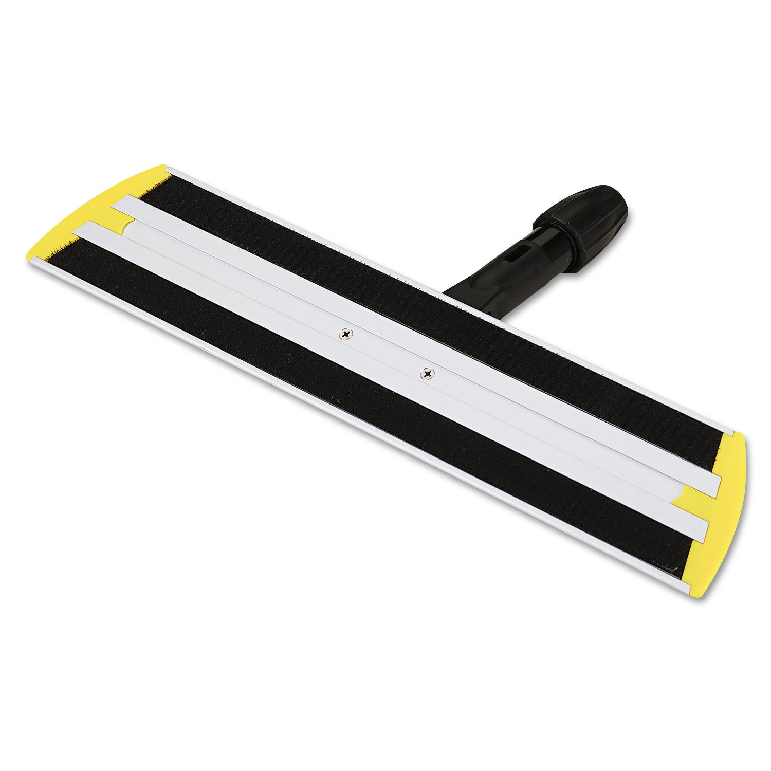 Rubbermaid® Commercial HYGEN™ HYGEN Quick Connect S-S Frame, Wet/Dry Mop 17.19w x 3d, Aluminum, Yellow