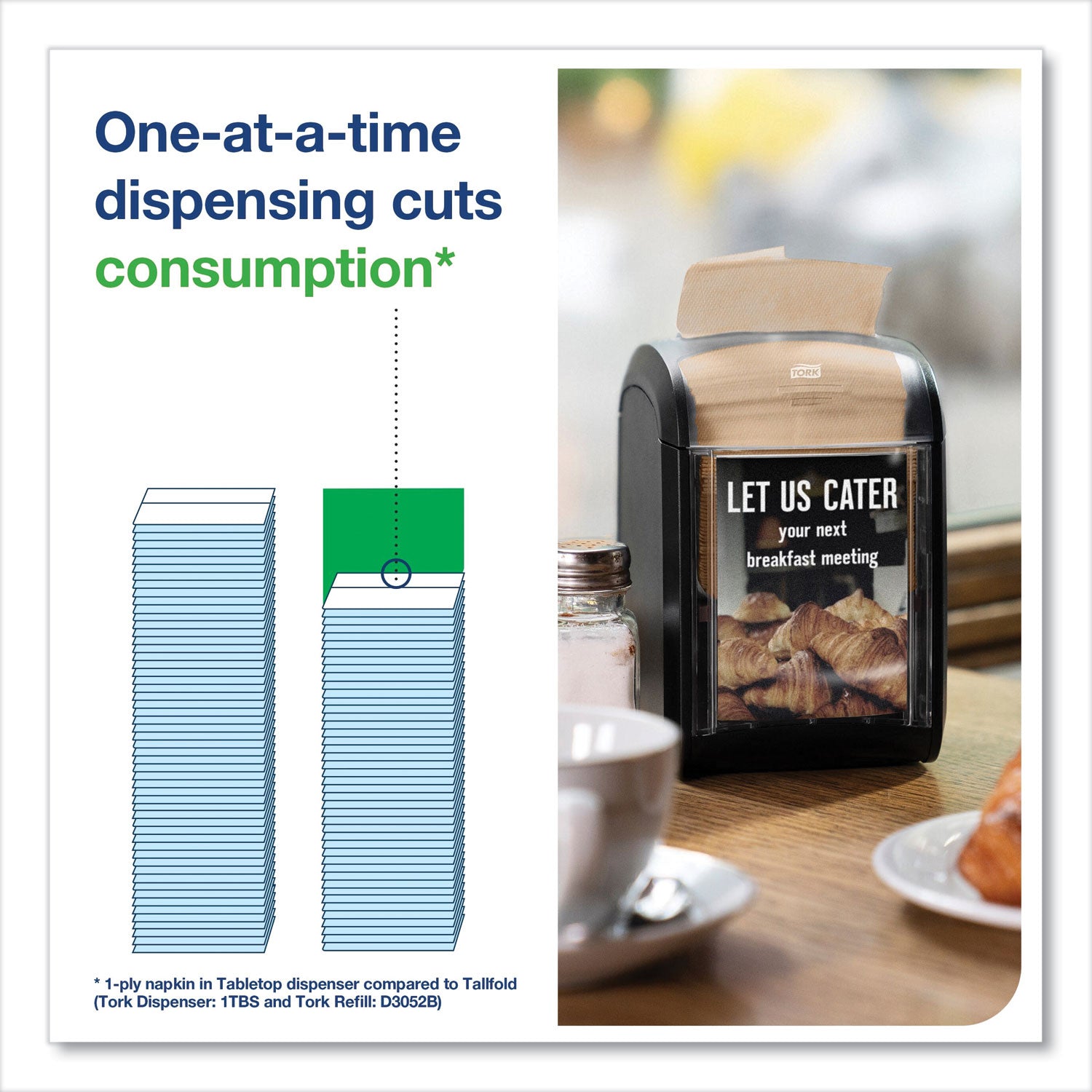 Tork® Xpressnap Fit Interfold Dispenser Napkins, 2-Ply, 6.5 X 8.39, Natural, 120/pack, 36 Packs/carton