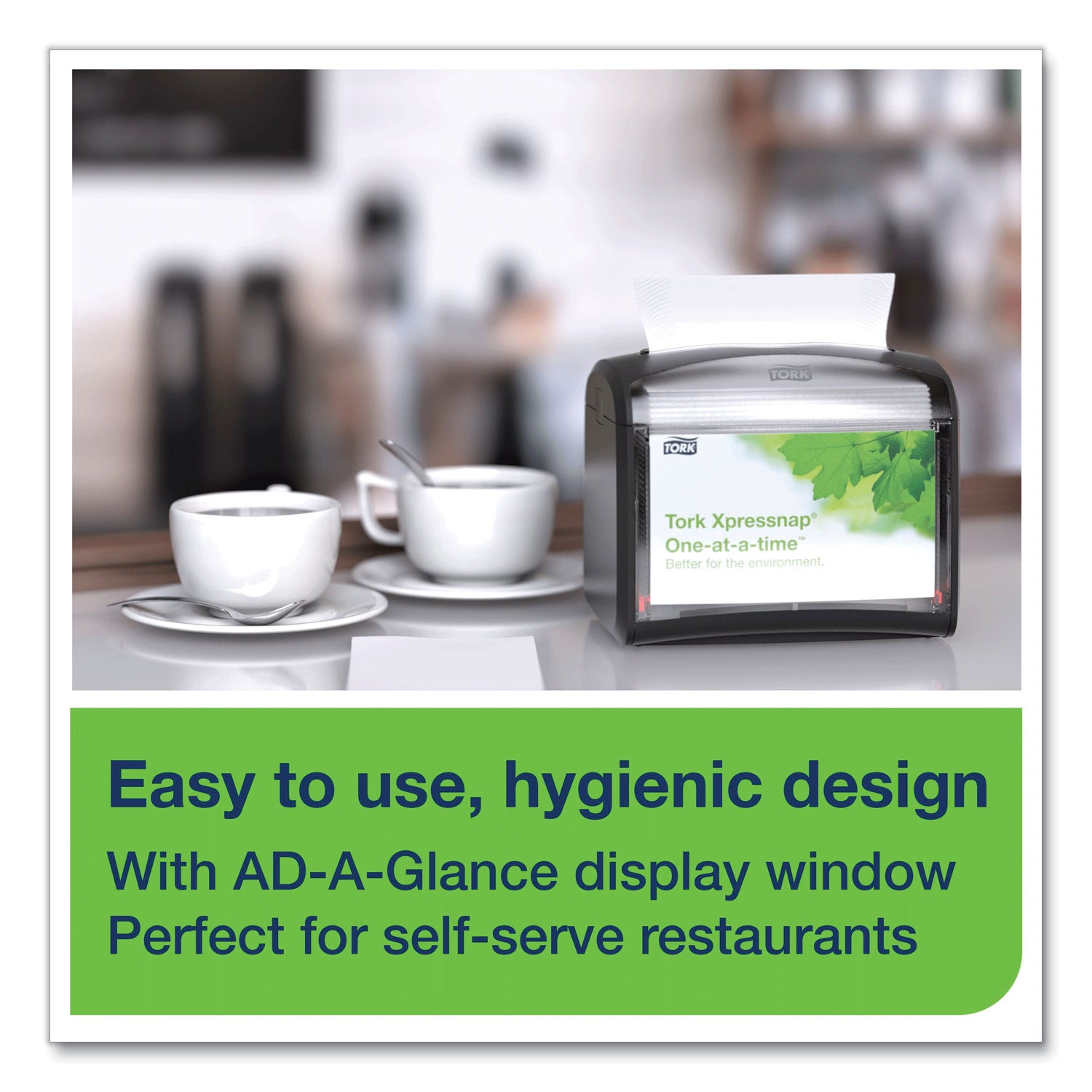 Tork® Xpressnap Interfold Dispenser Napkins, 1-Ply, Bag-Pack, 13 X 8.5", White, 6000/carton