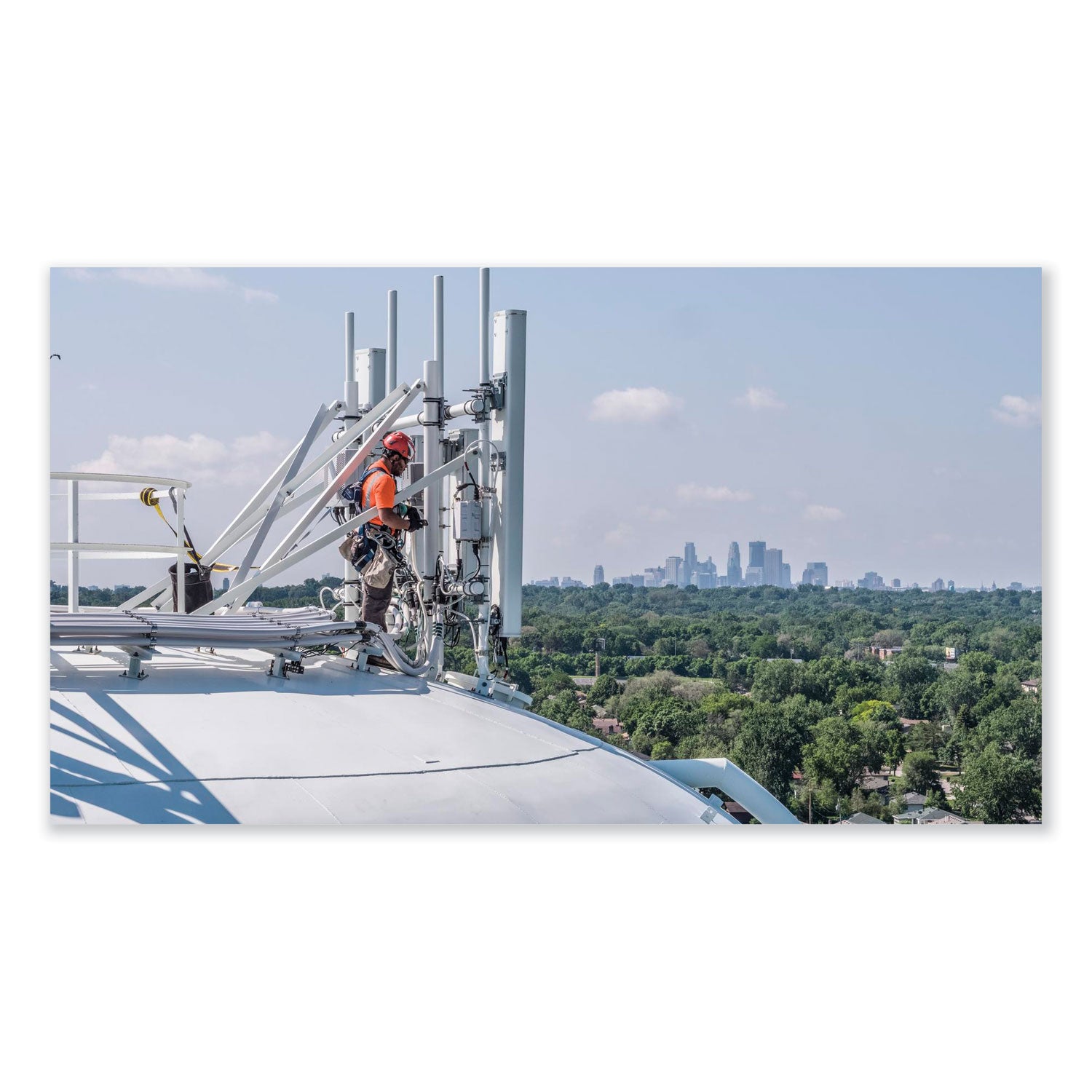 ergodyne® Arsenal 5940 Swiveling Carabiner Canvas Hoist Bucket, 150 lb, Gray