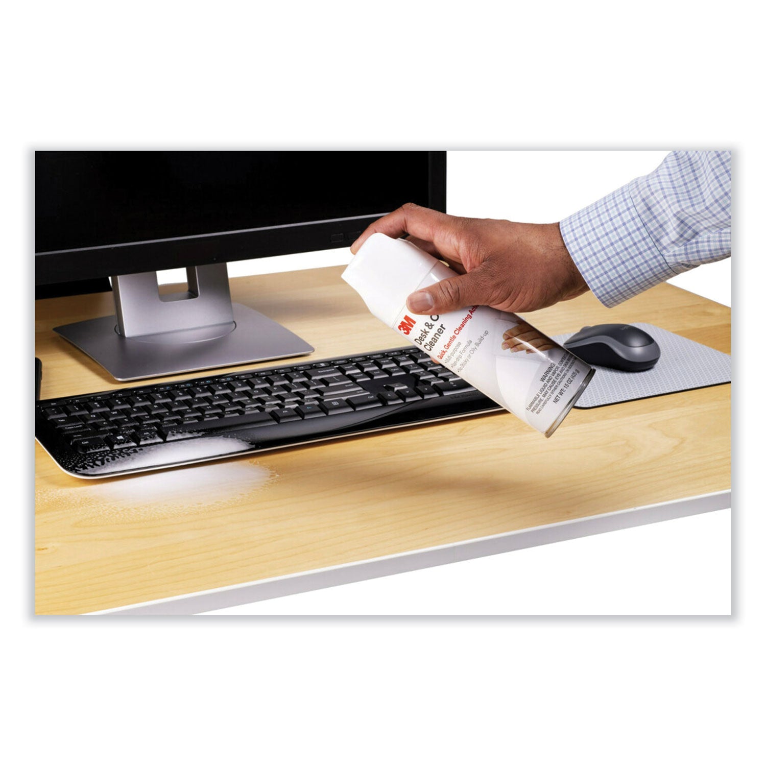 3M™ Desk And Office Spray Cleaner, 15 Oz Aerosol Spray