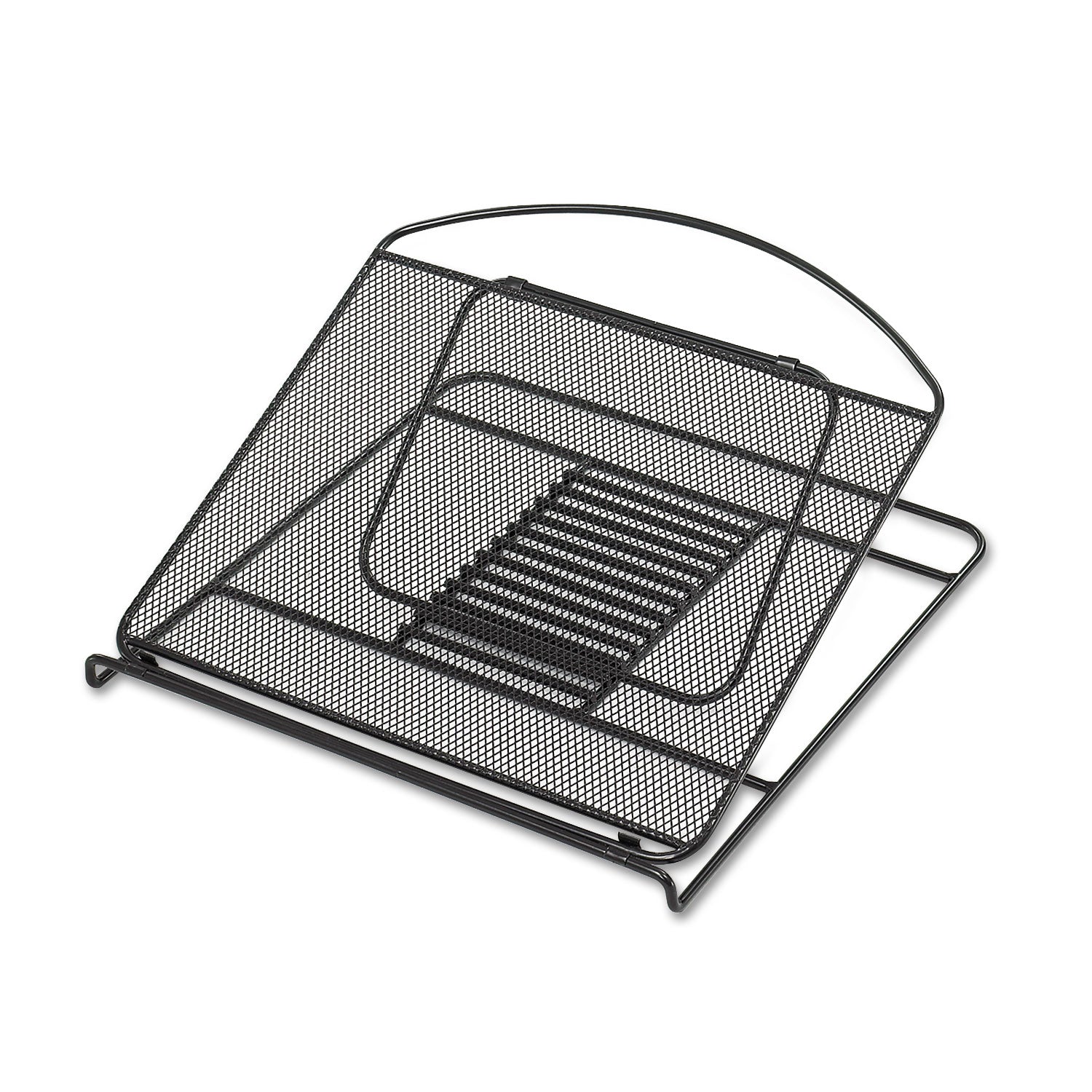 Onyx Mesh Laptop Stand, 12.25" x 12.25" x 2", Black