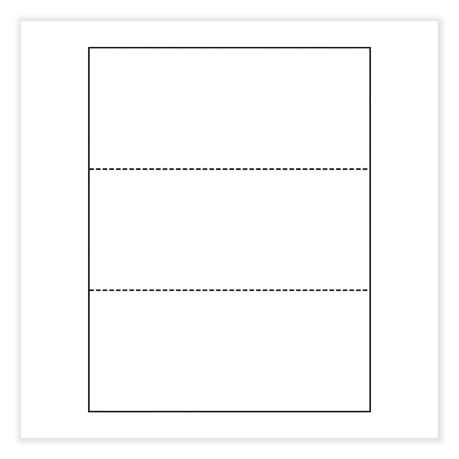 PrintWorks® Professional Perforated and Punched Paper, 20 lb Bond Weight, 8.5 x 11, White, 500/Ream, 5 Reams/Carton