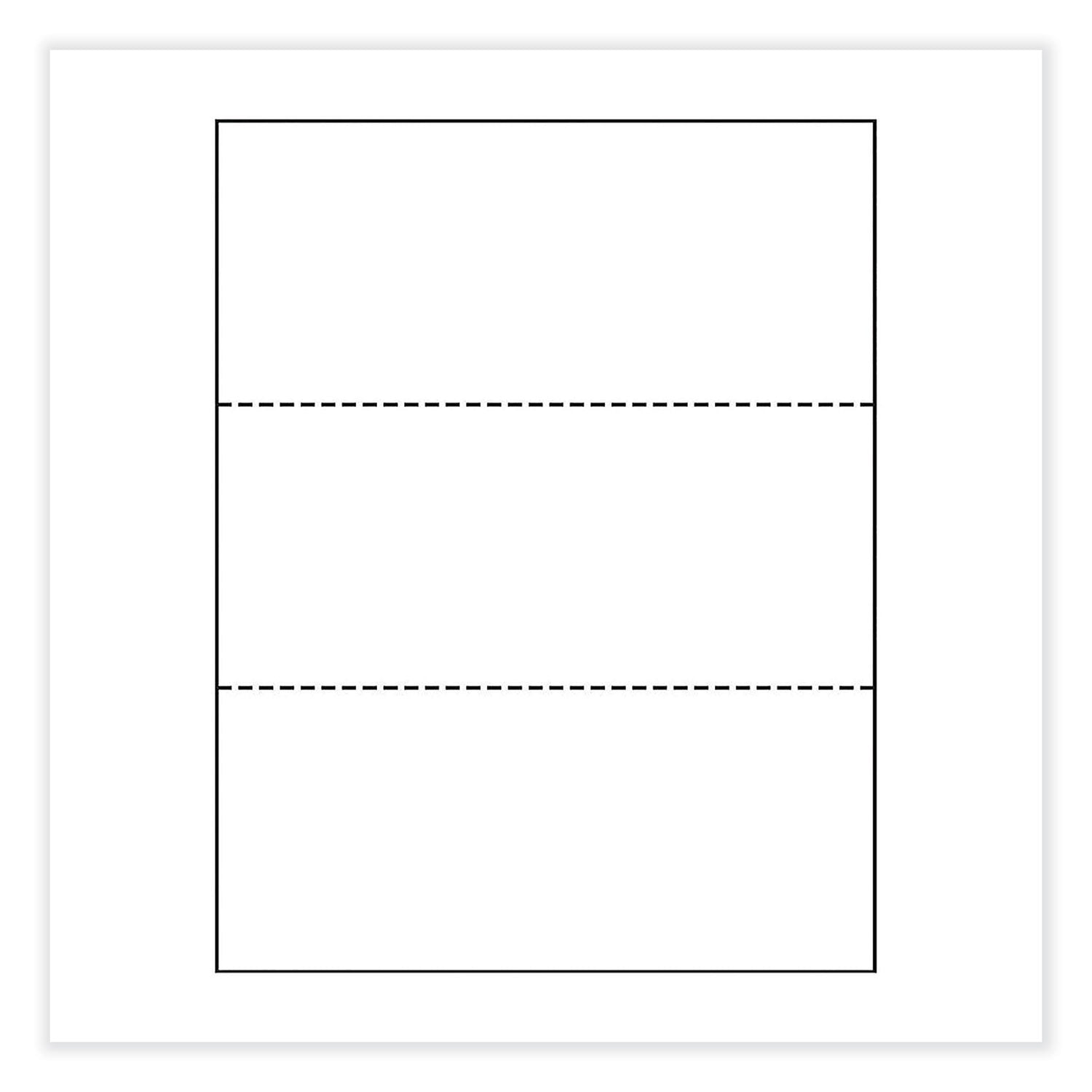 PrintWorks® Professional Perforated and Punched Paper, 92 Bright, 24 lb Bond Weight, 8.5 x 11, White, 500/Ream, 5 Reams/Carton