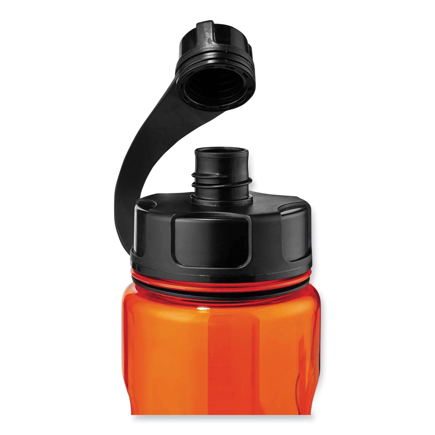 ergodyne® Chill-Its 5151 Plastic Wide Mouth Water Bottle, 34 oz, Orange