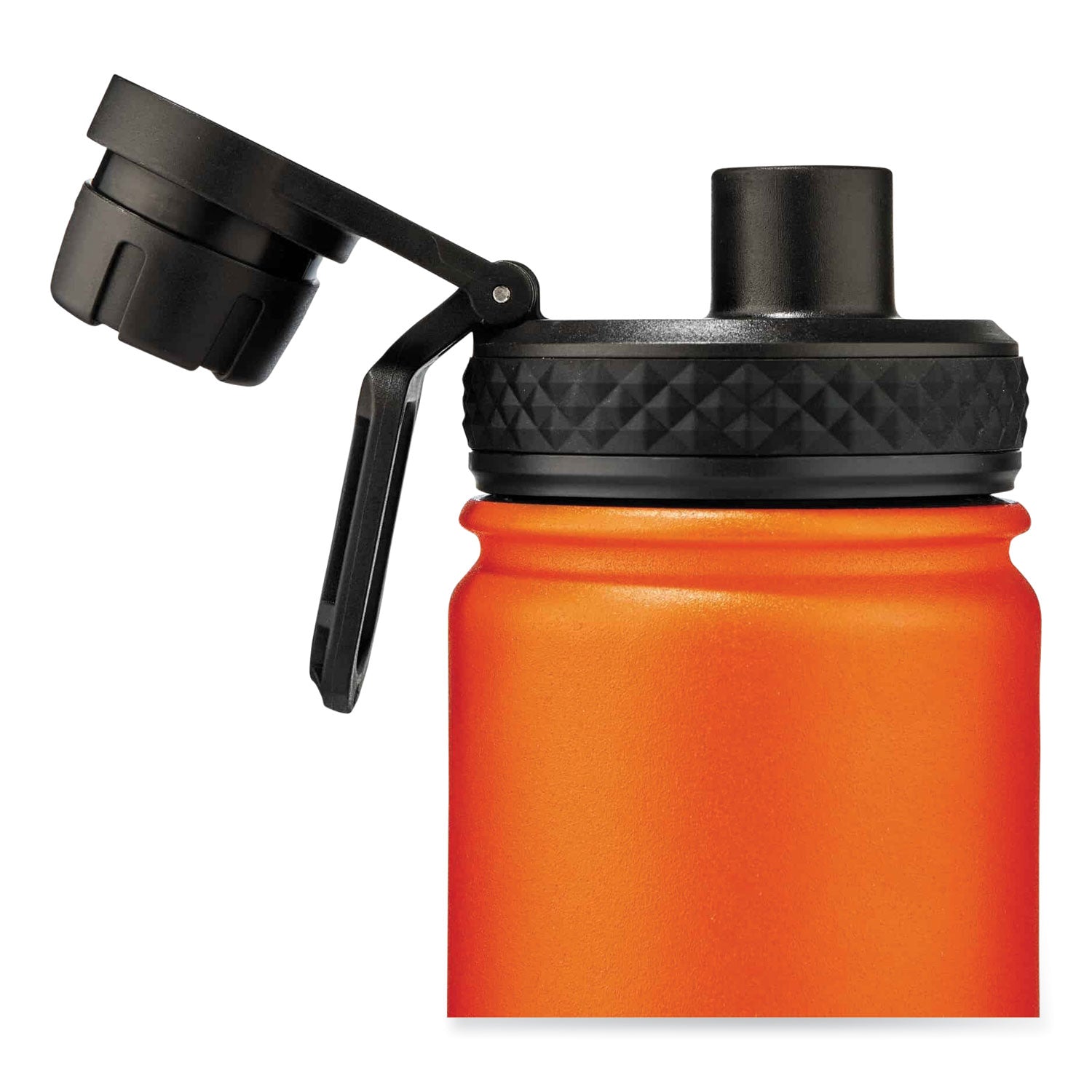ergodyne® Chill-Its 5152 Insulated Stainless Steel Water Bottle, 25 oz, Metal, Orange