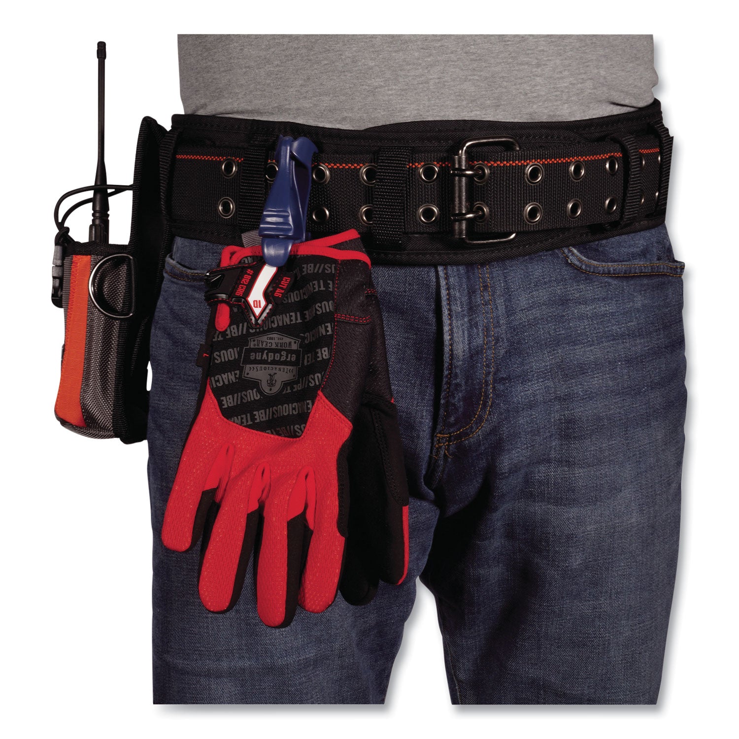 ergodyne® Arsenal 5550 3" Padded Base Layer Tool Belt, Fits Waist 40" to 54", Polyester, Black