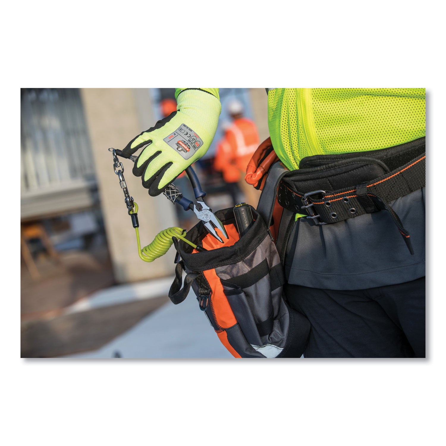 ergodyne® Arsenal 5555 5" Padded Base Layer Tool Belt, Fits Waist 46" to 58", Polyester, Black