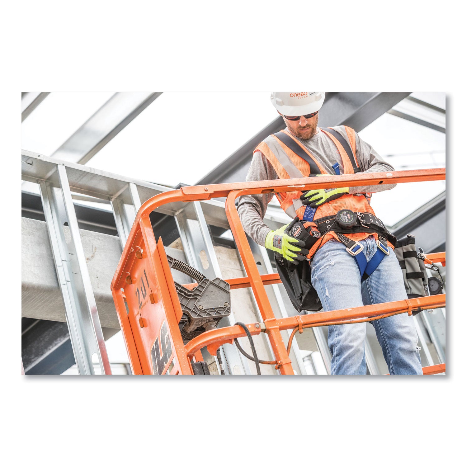 ergodyne® Arsenal 5555 5" Padded Base Layer Tool Belt, Fits Waist 32" to 46", Polyester, Black