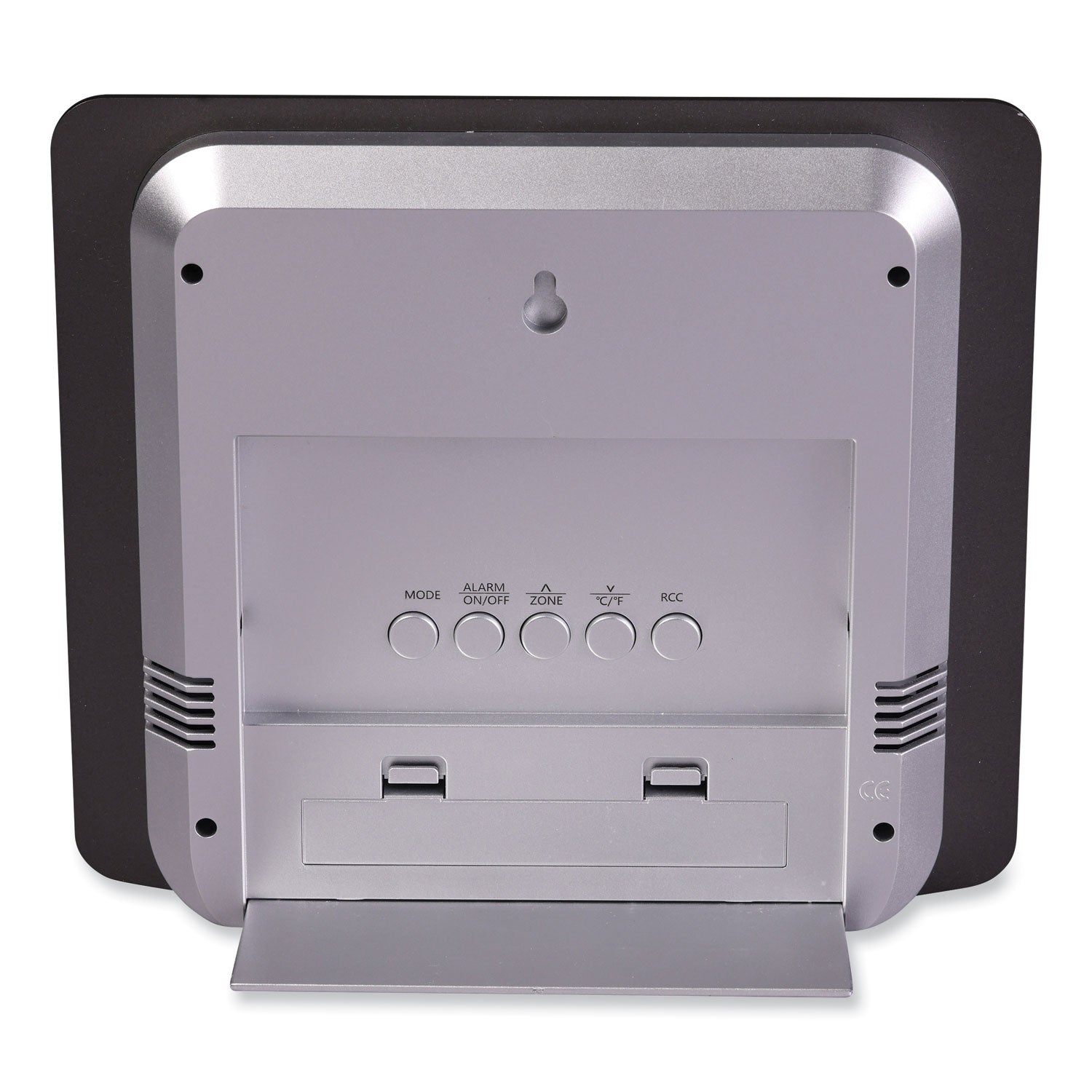 Howard Miller® Nikita Wall Clock, Silver/Charcoal Case, 8.75" x 8", 2 AA (sold separately)