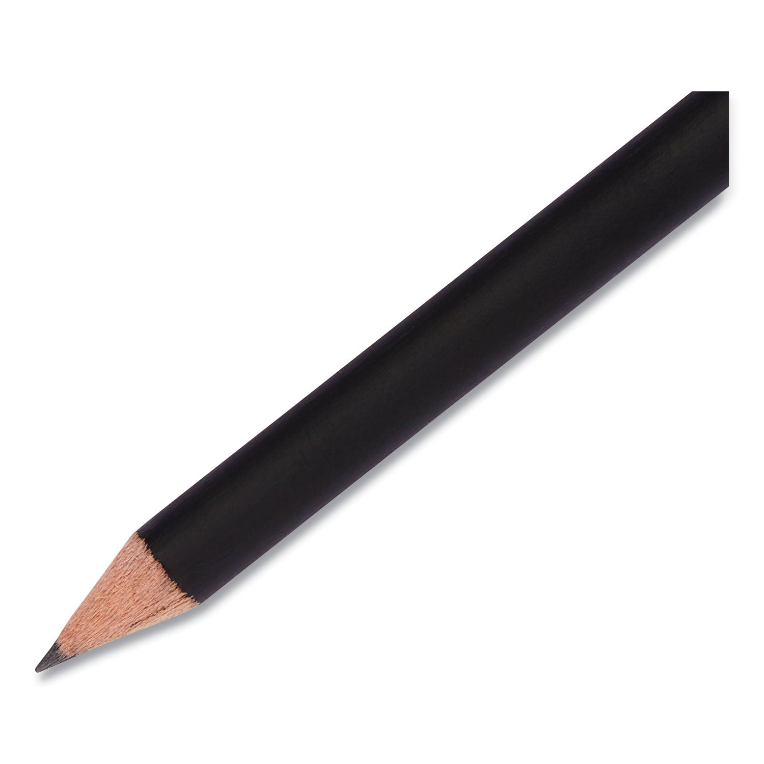 Paper Mate® Mirado Black Warrior Pencil, Hb (#2), Black Lead, Black Matte Barrel, Dozen