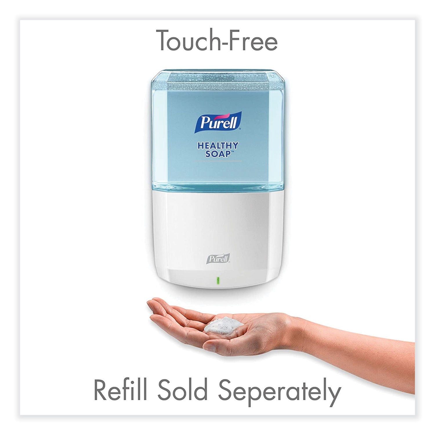 PURELL® Es8 Soap Touch-Free Dispenser, 1,200 Ml, 5.25 X 8.8 X 12.13, White