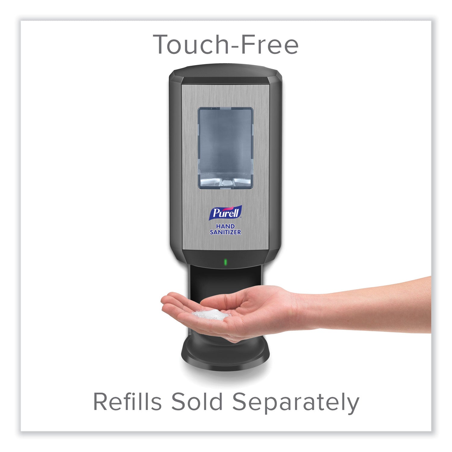 PURELL® Cs6 Hand Sanitizer Dispenser, 1,200 Ml, 5.79 X 3.93 X 15.64, Graphite