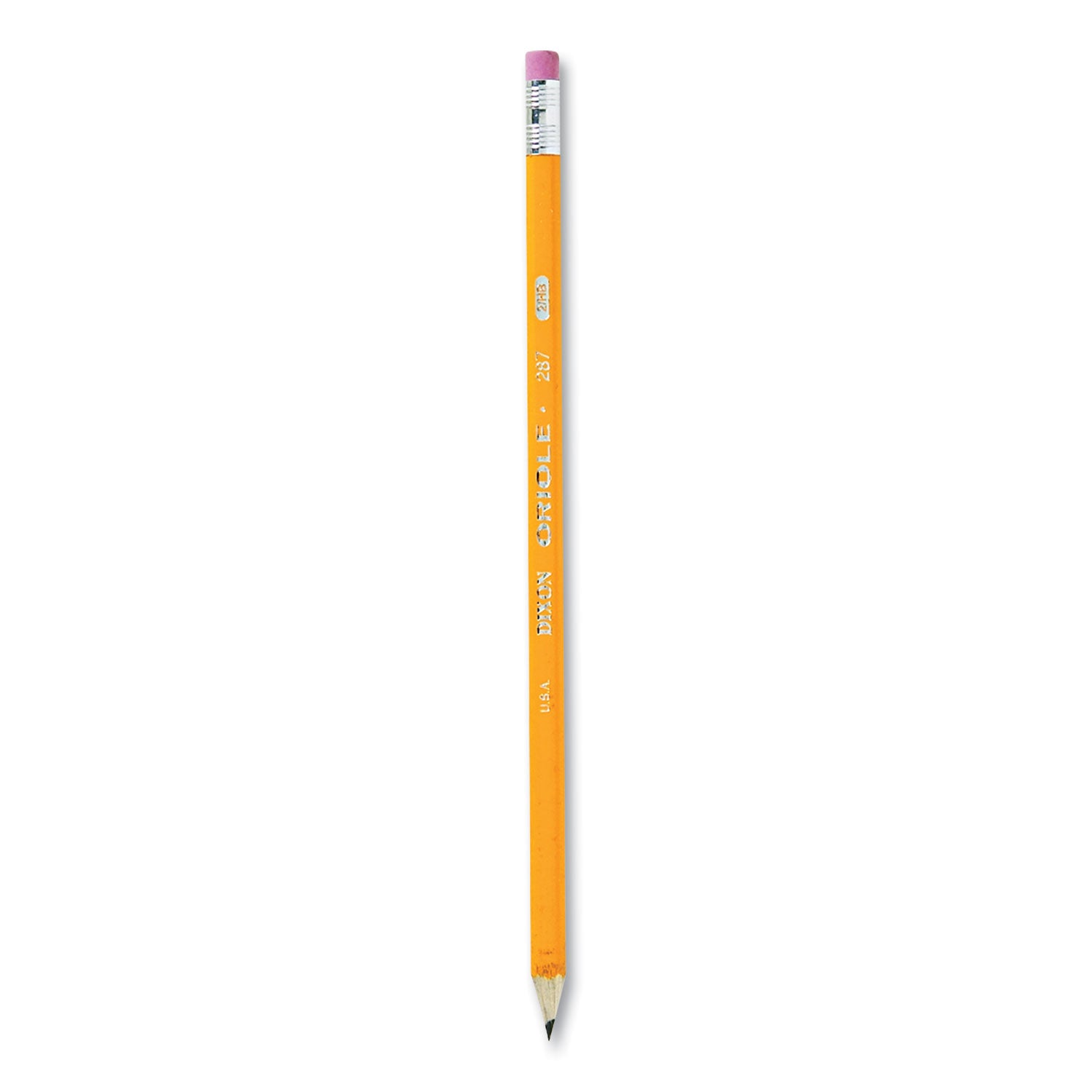 Oriole Presharpened Pencils, HB (#2), Black Lead, Yellow Barrel, Dozen