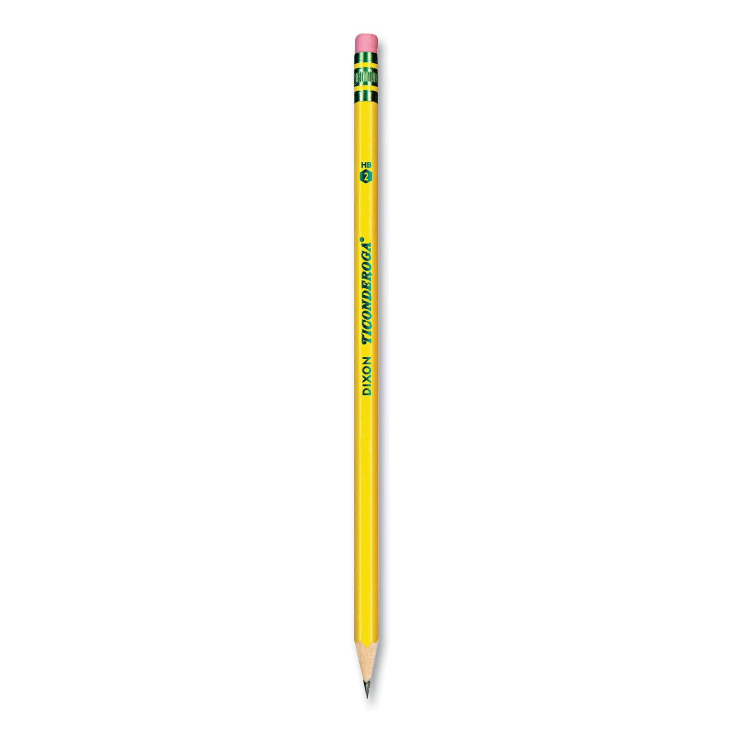 Pre-Sharpened Pencil, HB (#2), Black Lead, Yellow Barrel, Dozen