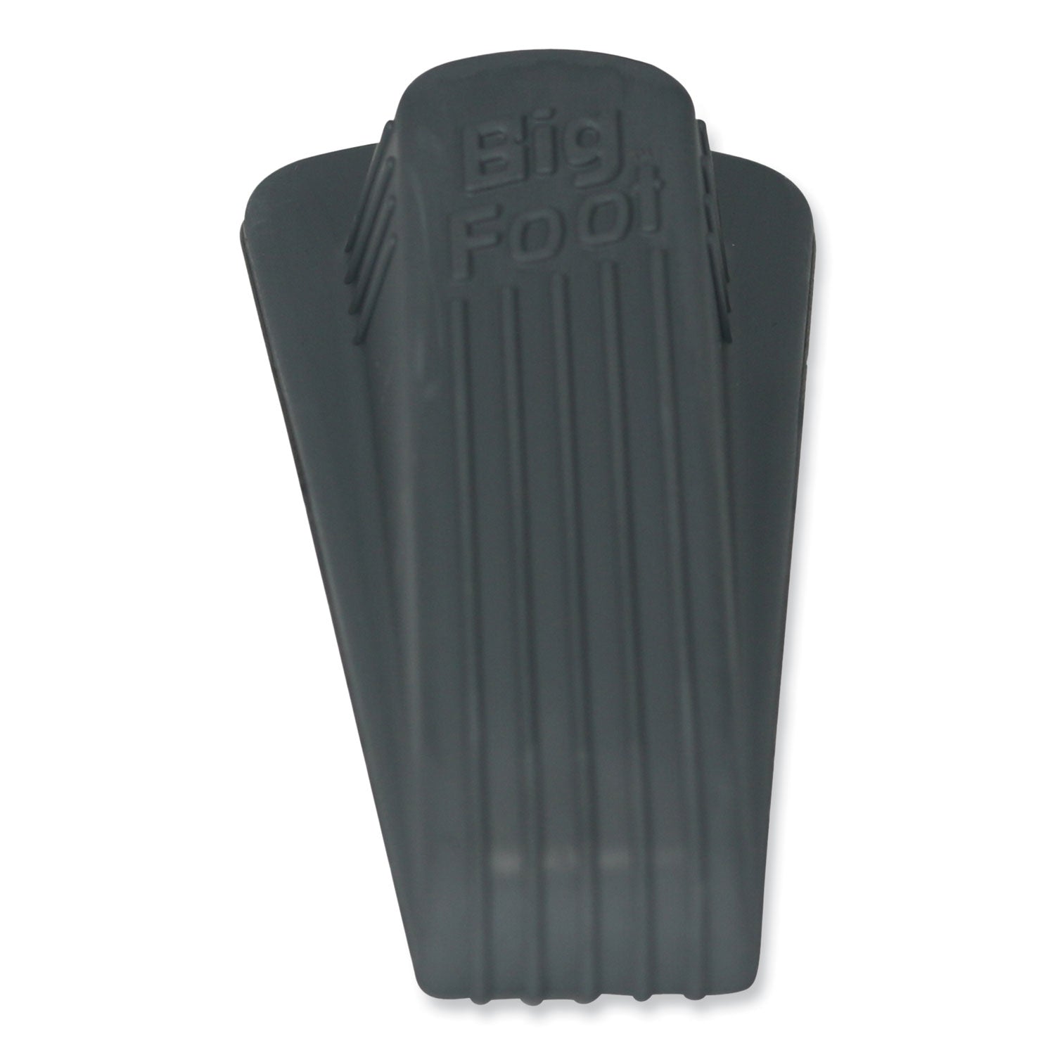 Master Caster® Big Foot Doorstop, No Slip Rubber Wedge, 2.25w X 4.75d X 1.25h, Gray